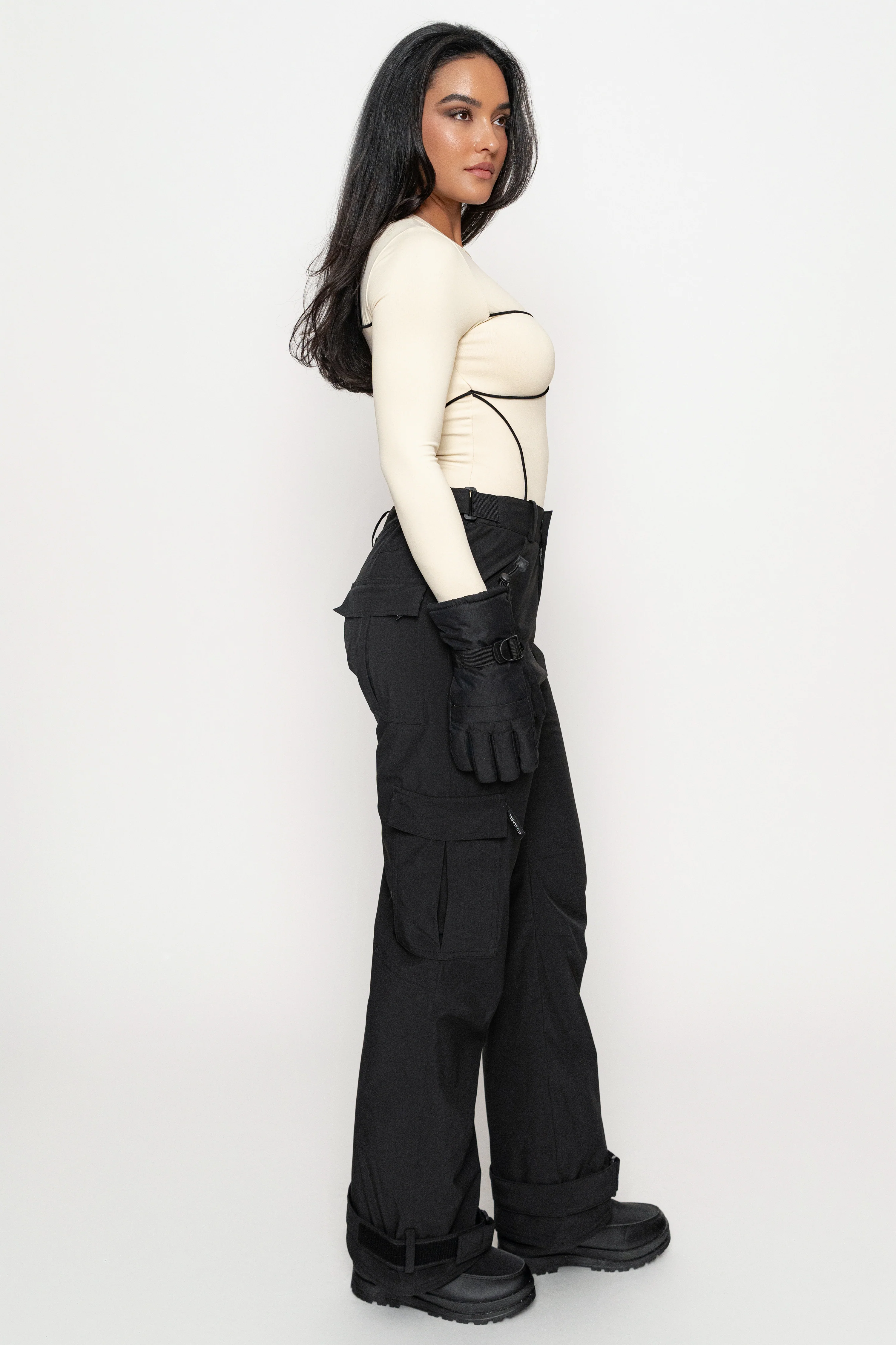 Black Snowfall Ski Pants - Image 6