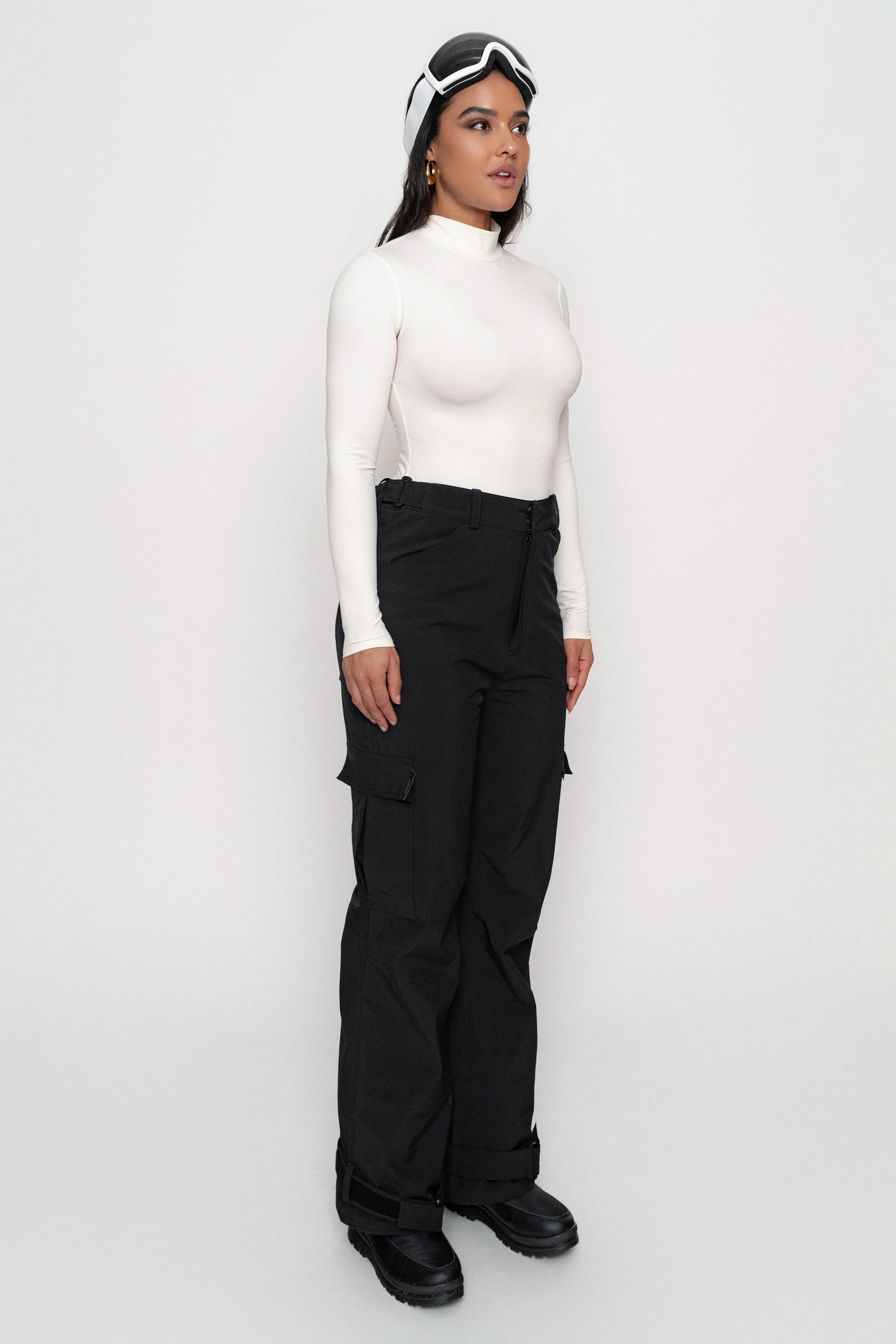 Black Snowfall Ski Pants - Image 7