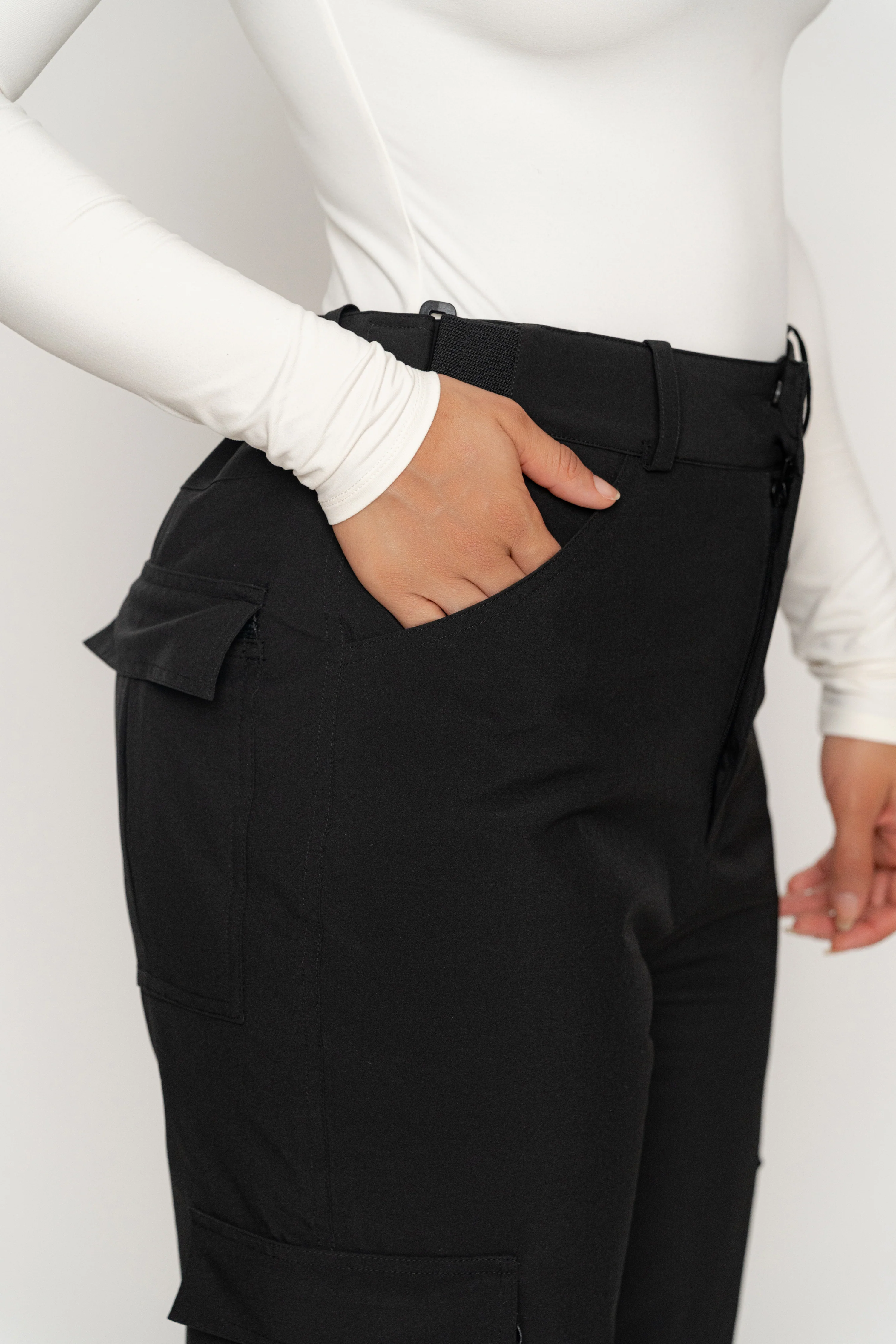 Black Snowfall Ski Pants - Image 9