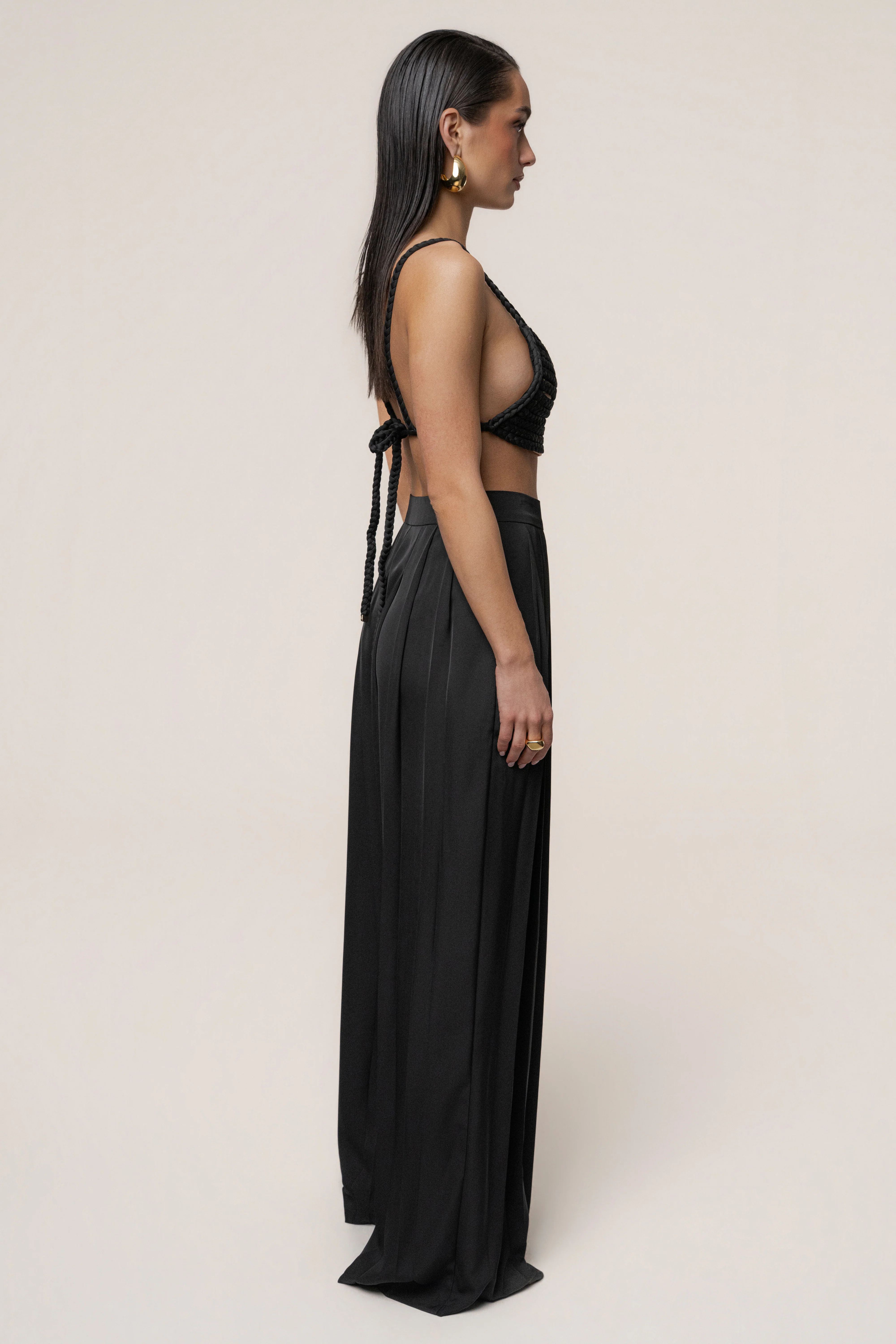 Black Sofie Braided Top - Image 11