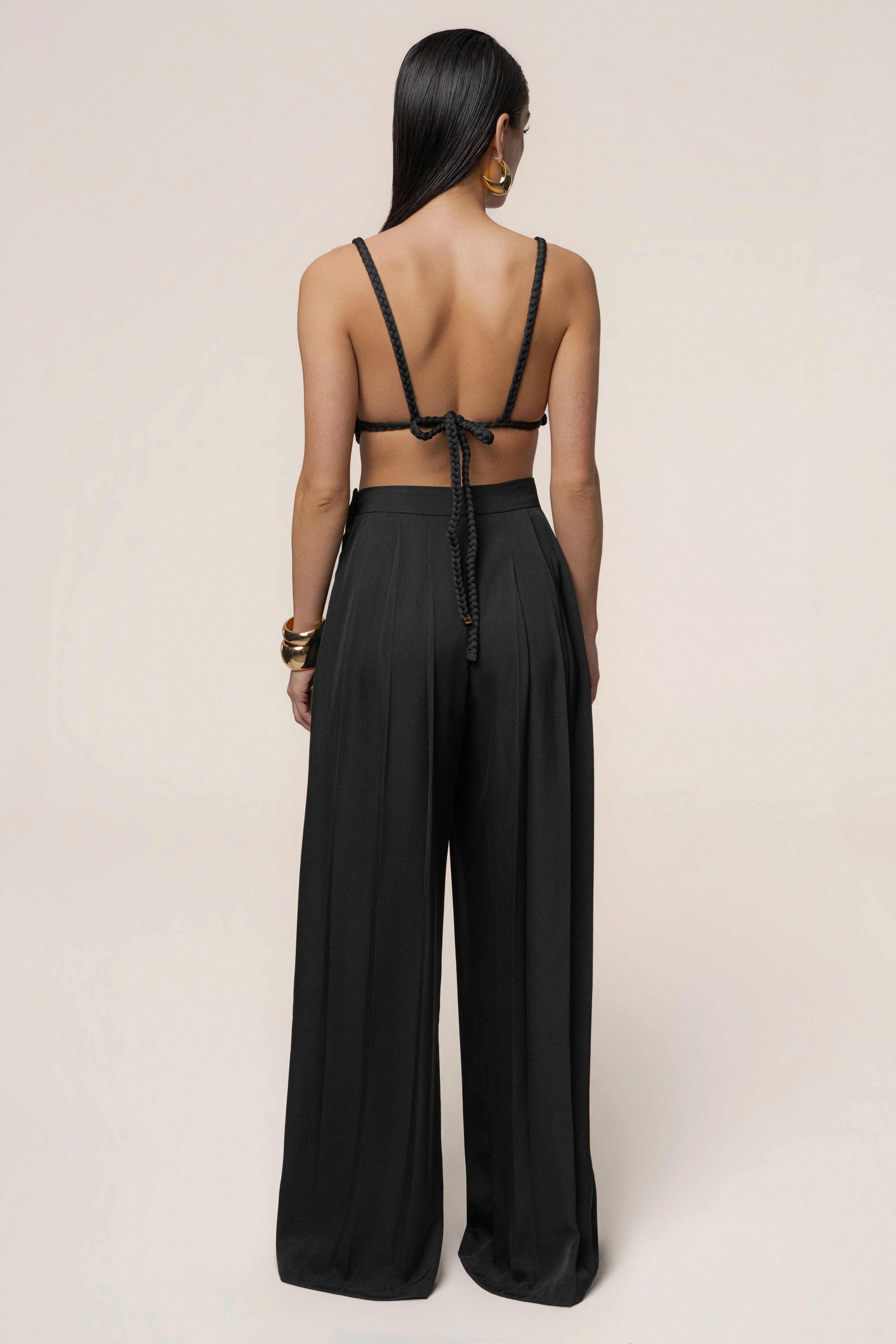 Black Sofie Braided Top - Image 12