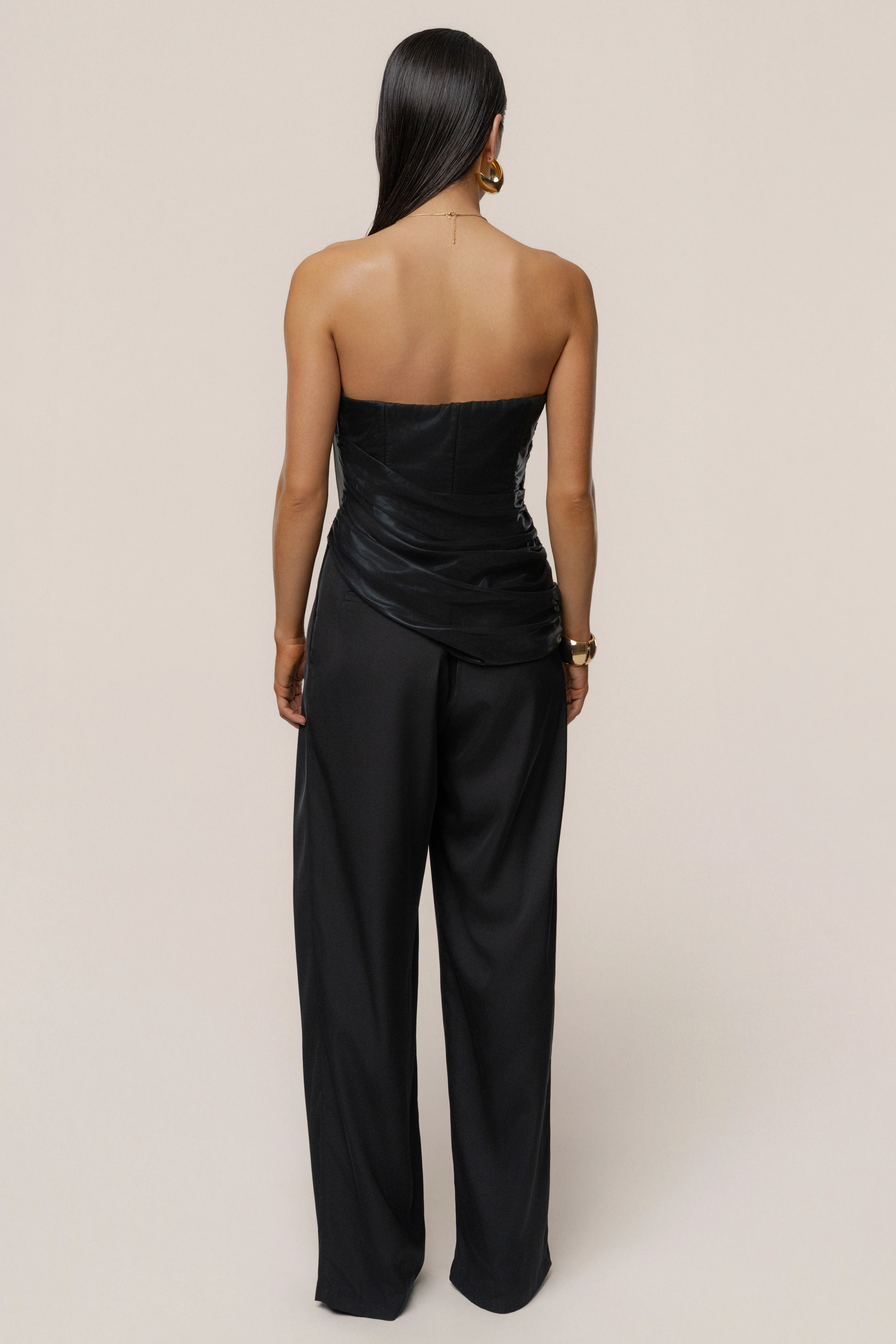 Black Soirée Metallic Top - Image 13