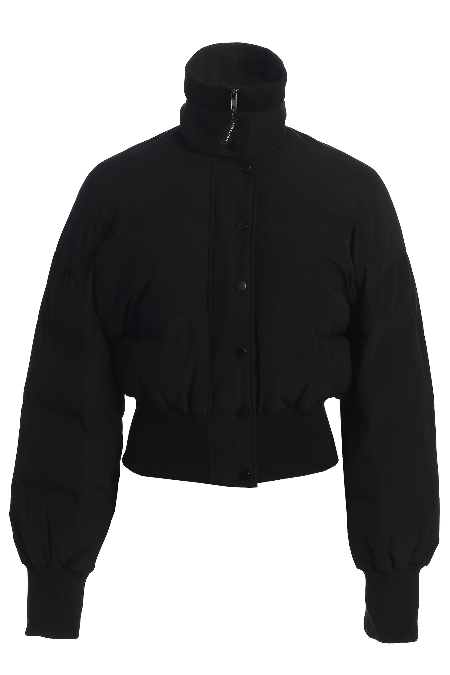 Black Stassie Ribbed Jacket - Image 2