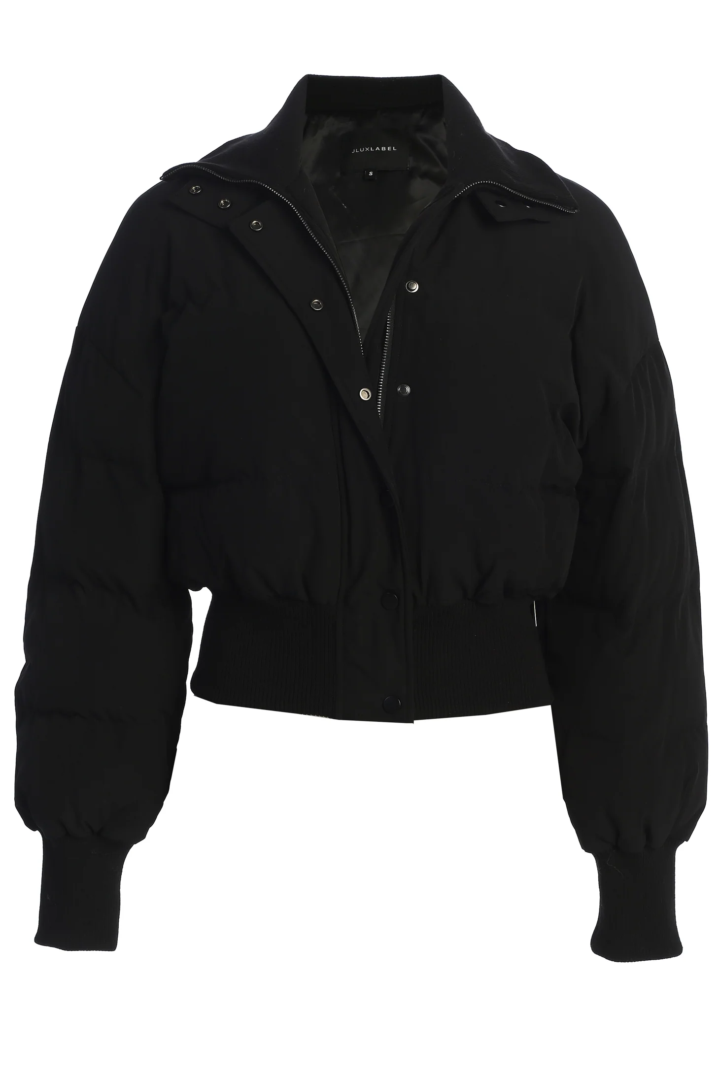 Black Stassie Ribbed Jacket - Image 4