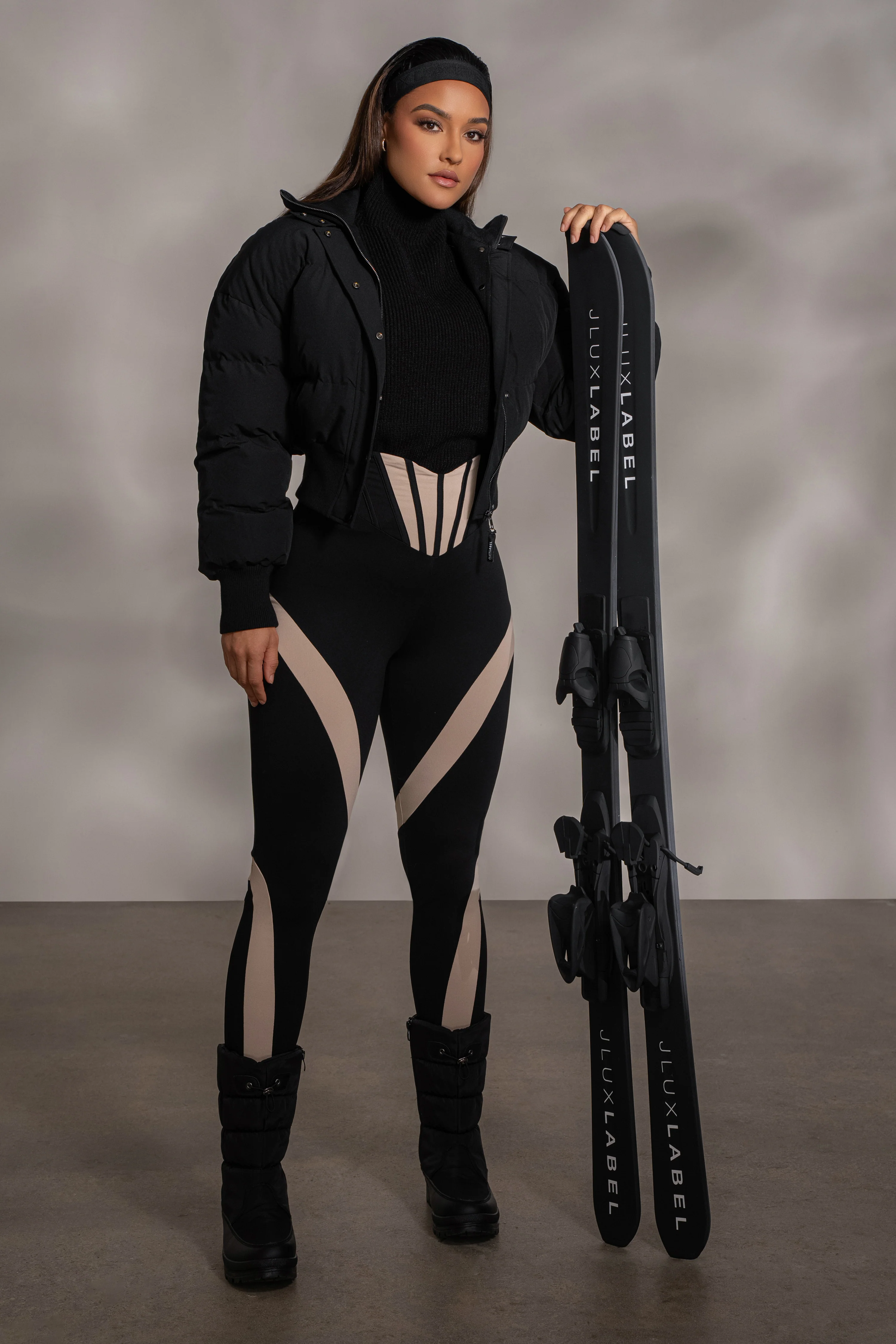 Black Stassie Ribbed Jacket - Image 5