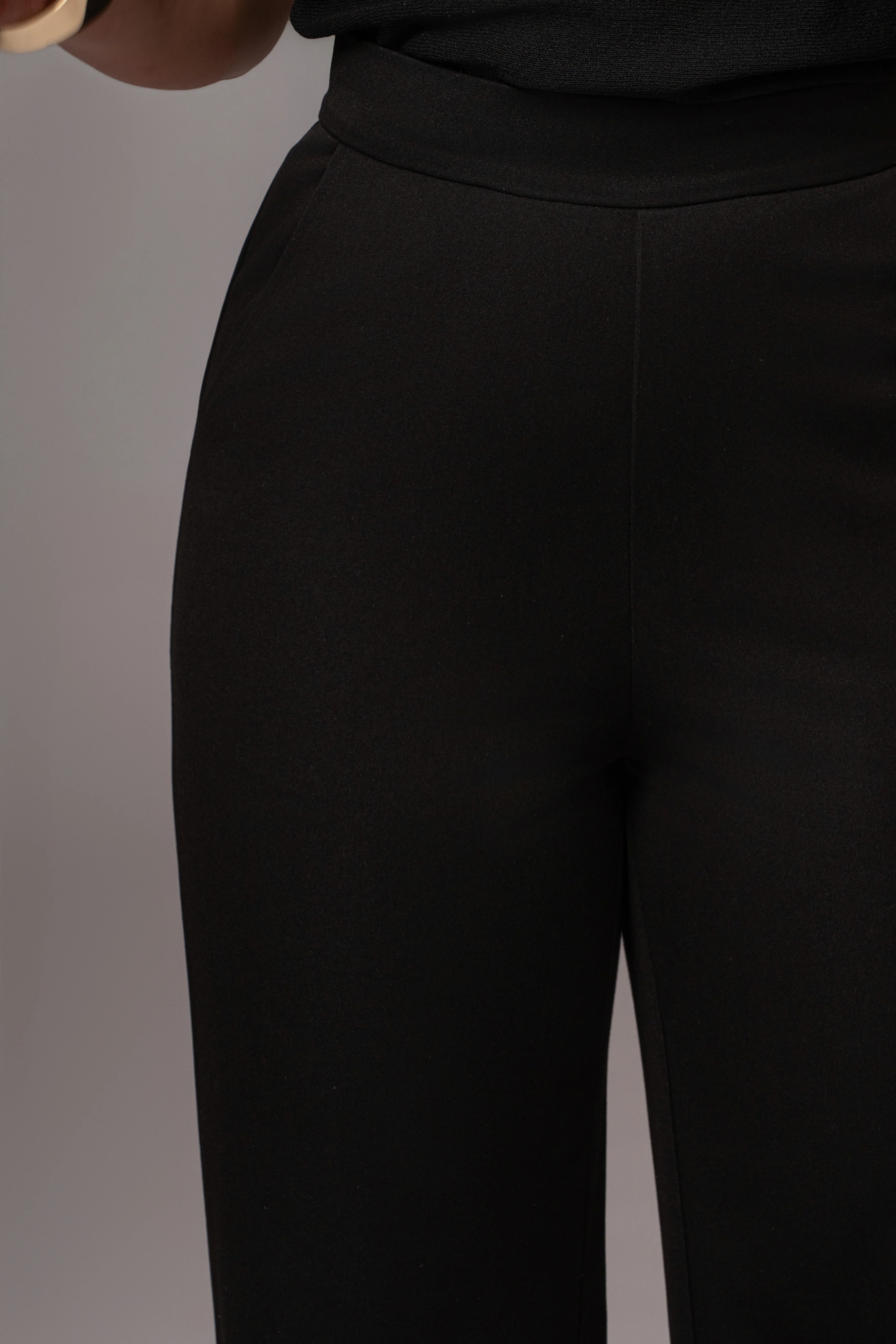 Black Status Belted Pants - Image 8