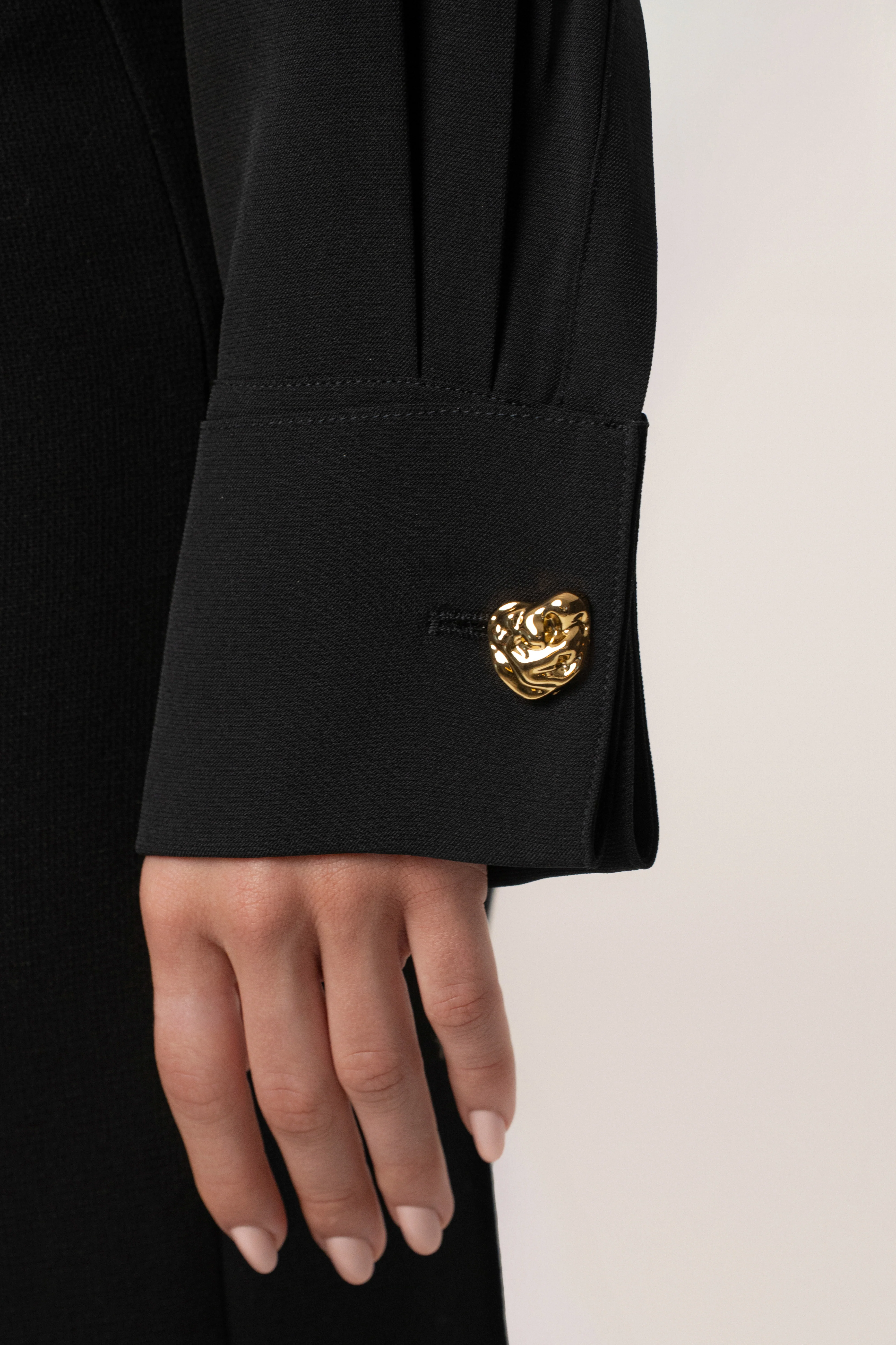 Black Stella Button Up Shirt - Image 5