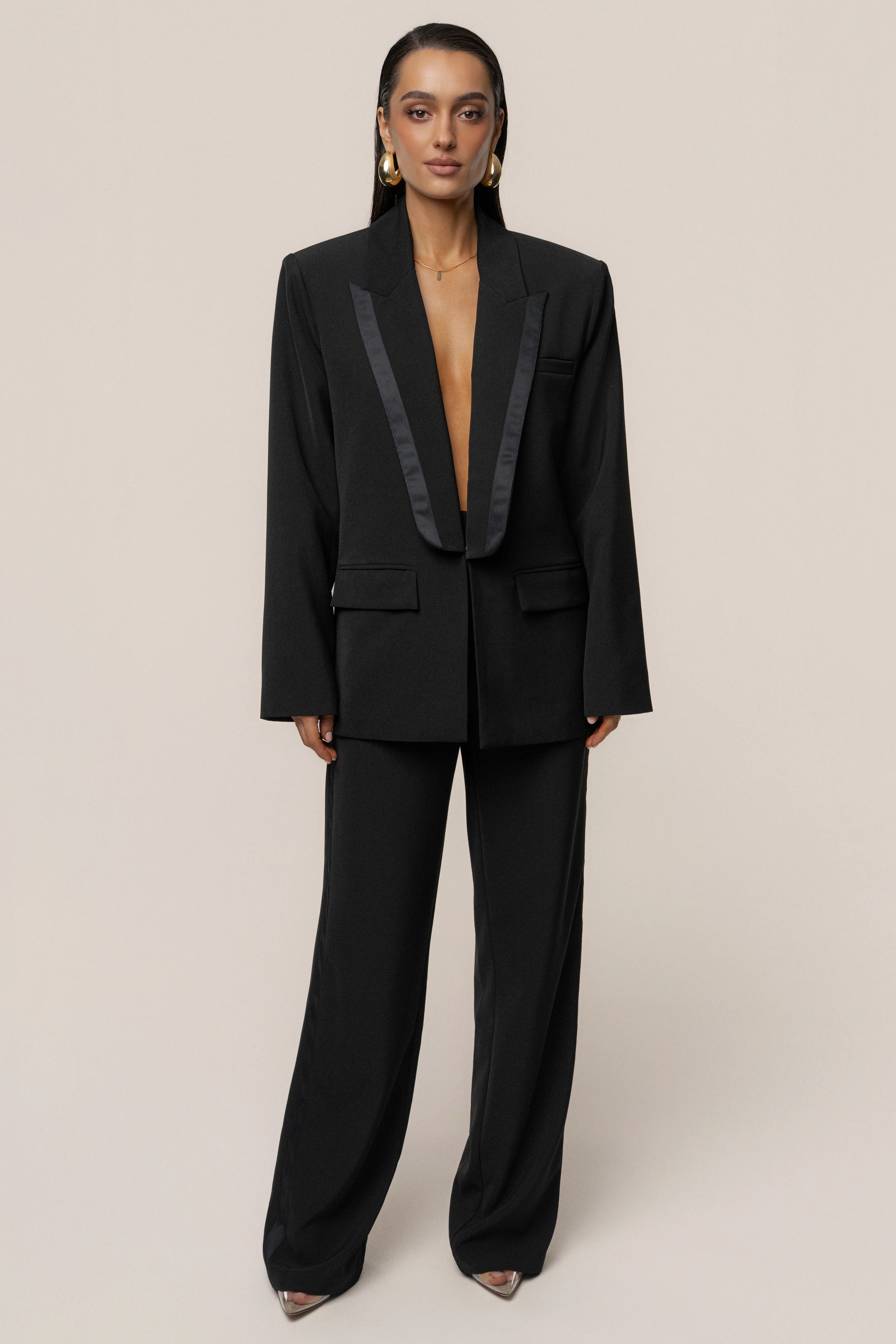 Black Suite Life Woven Pant - Image 5