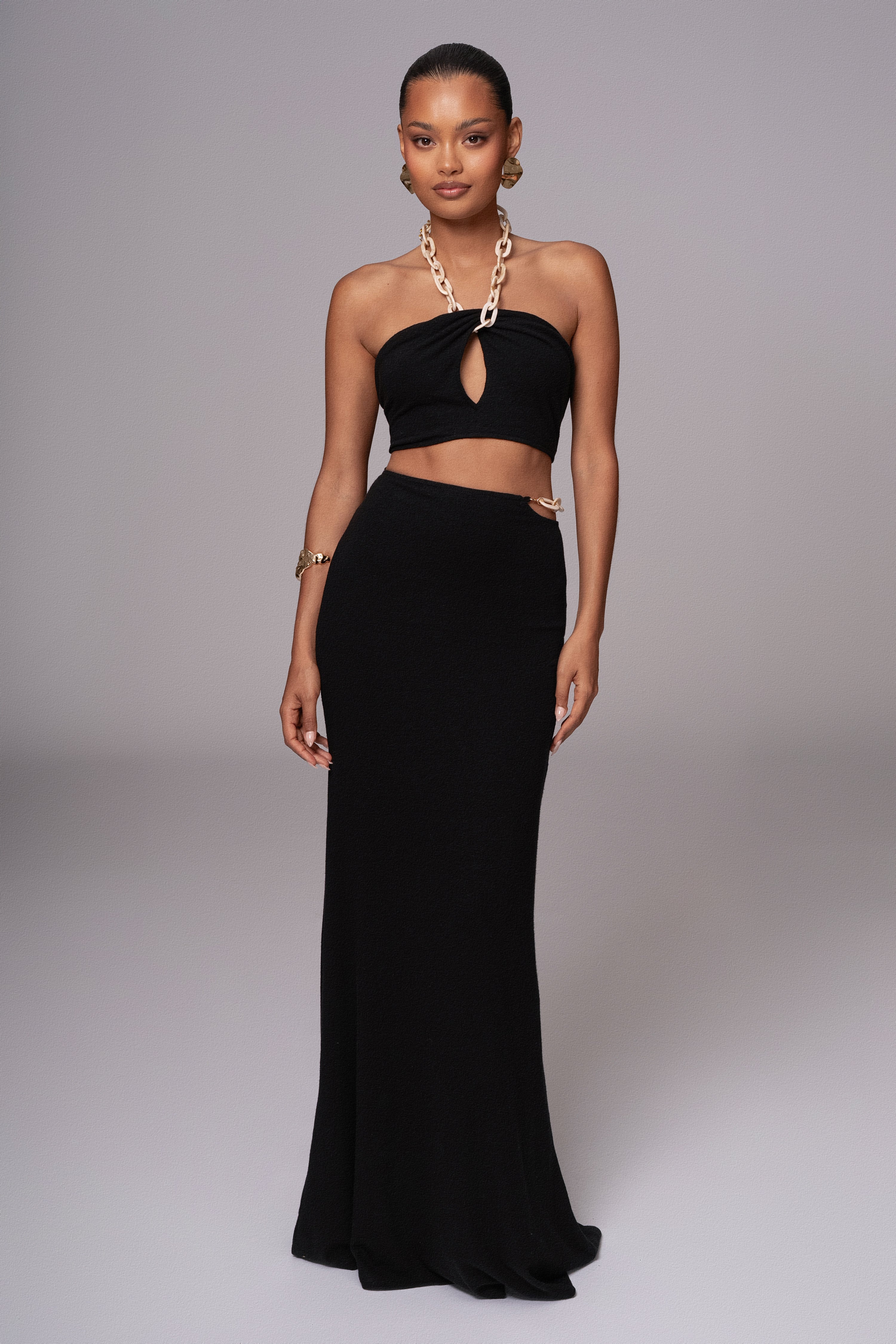 Black Summer Horizon Skirt Set - Image 4