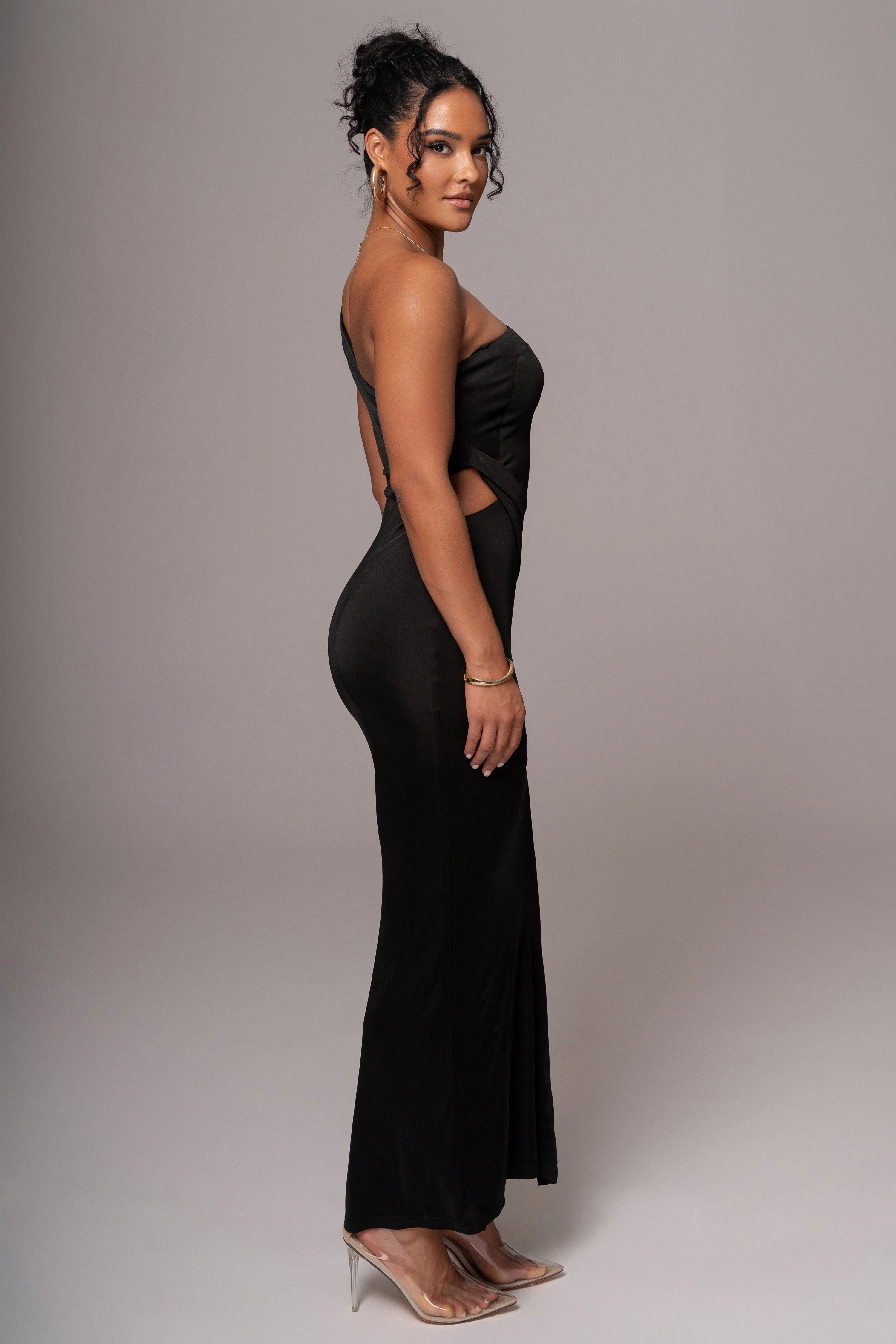 Black Surrey Maxi Dress - Image 3