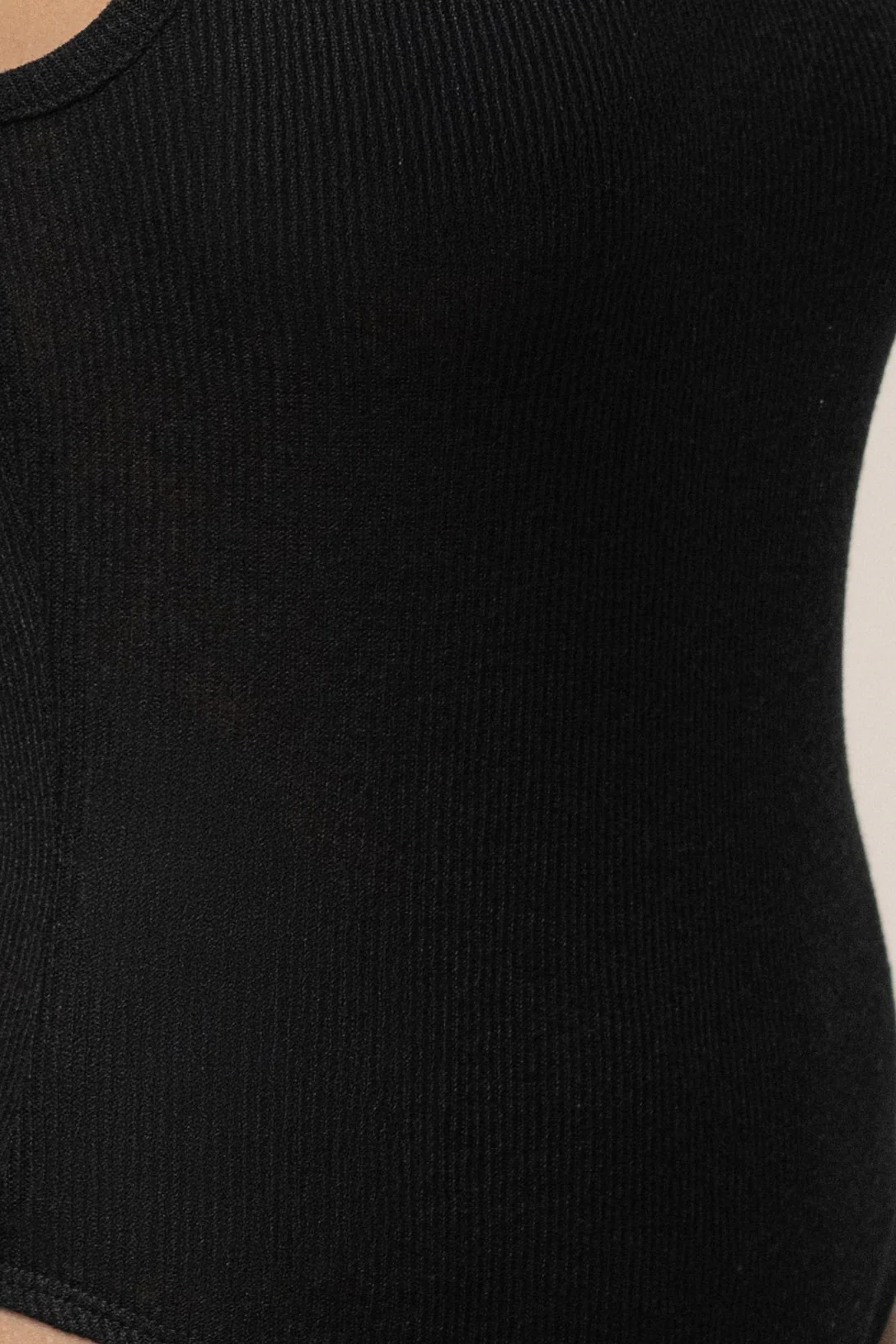Black The Basis Knit Bodysuit - Image 7