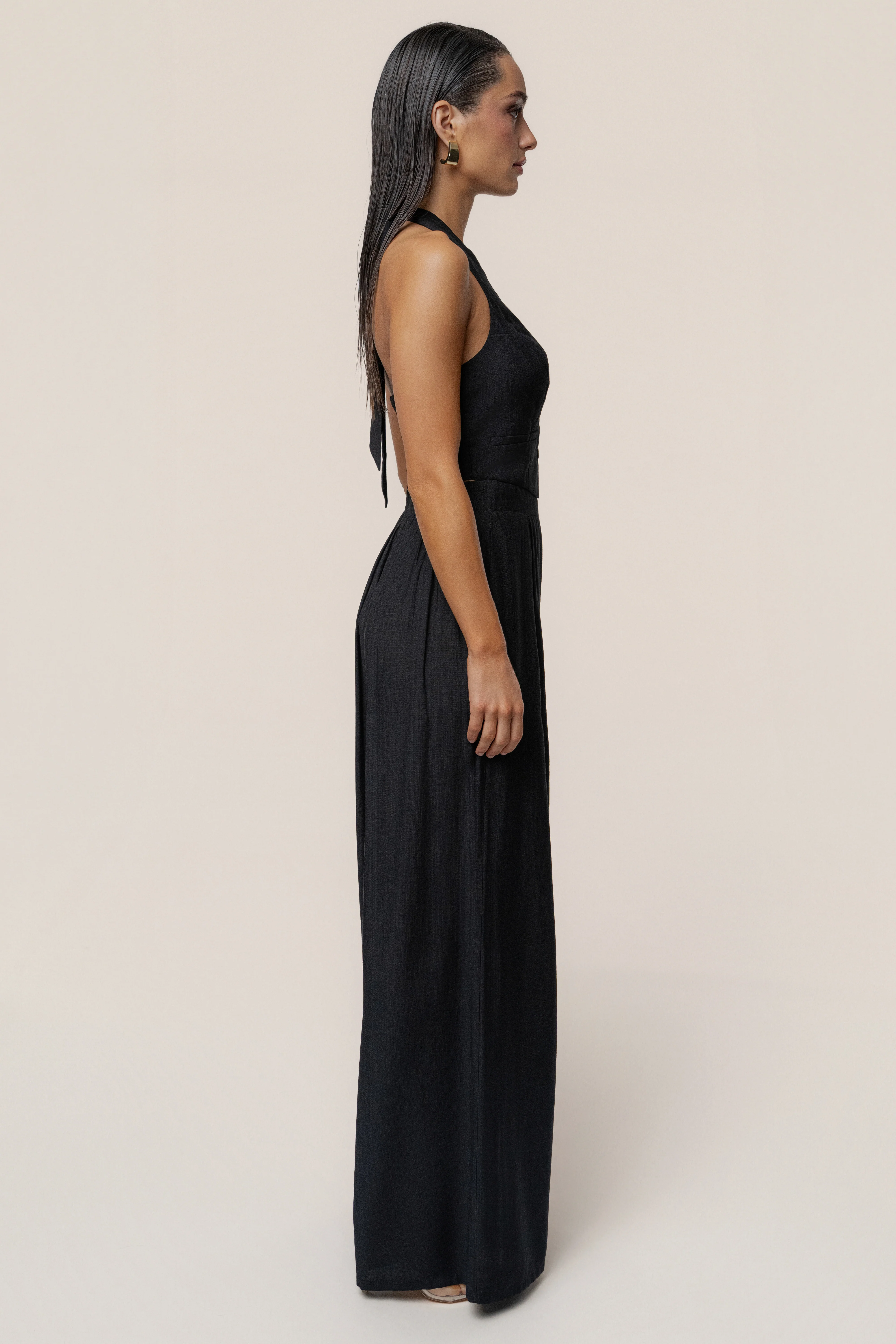 Black Tropical Daze Pant Set - Image 12