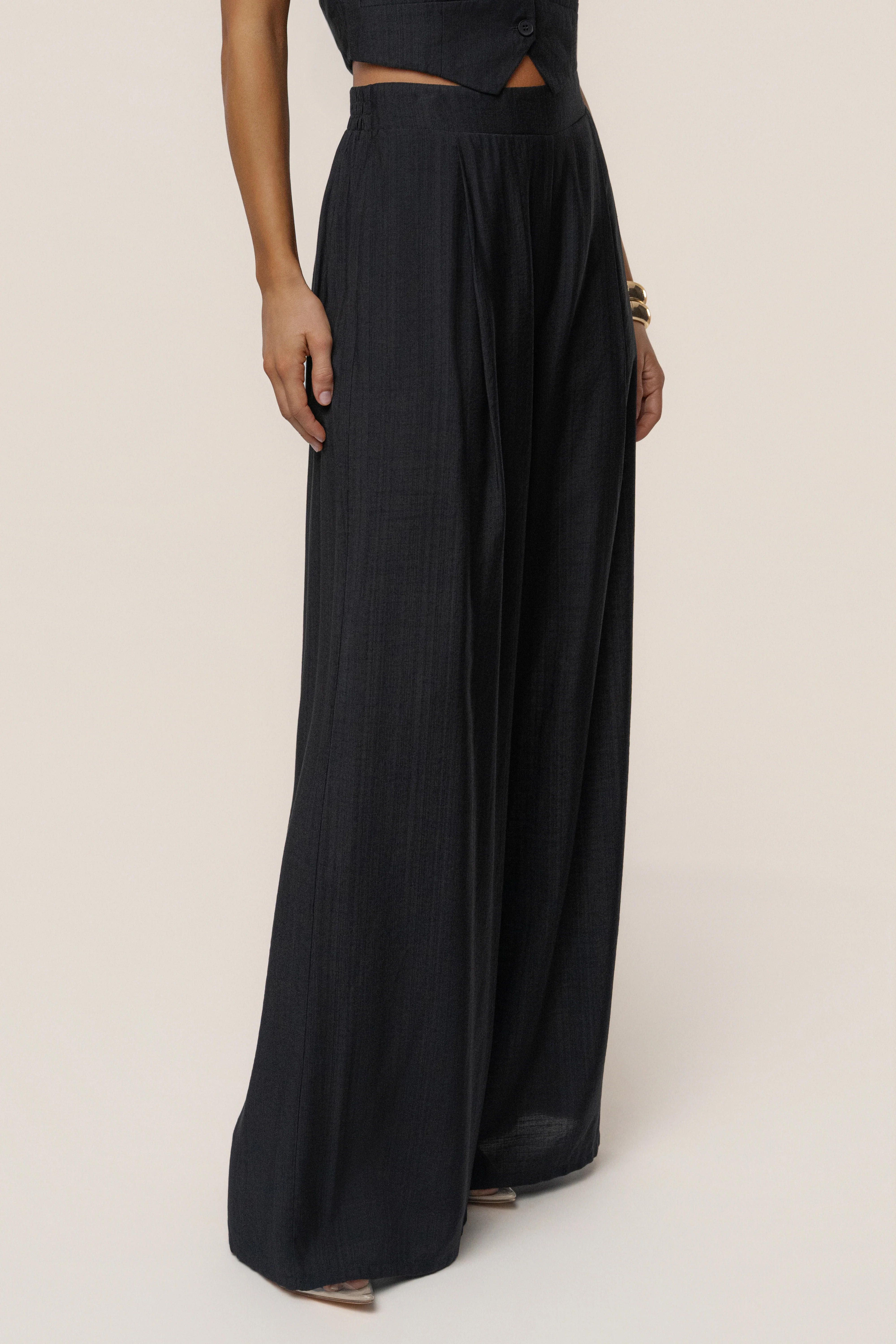 Black Tropical Daze Pant Set - Image 9