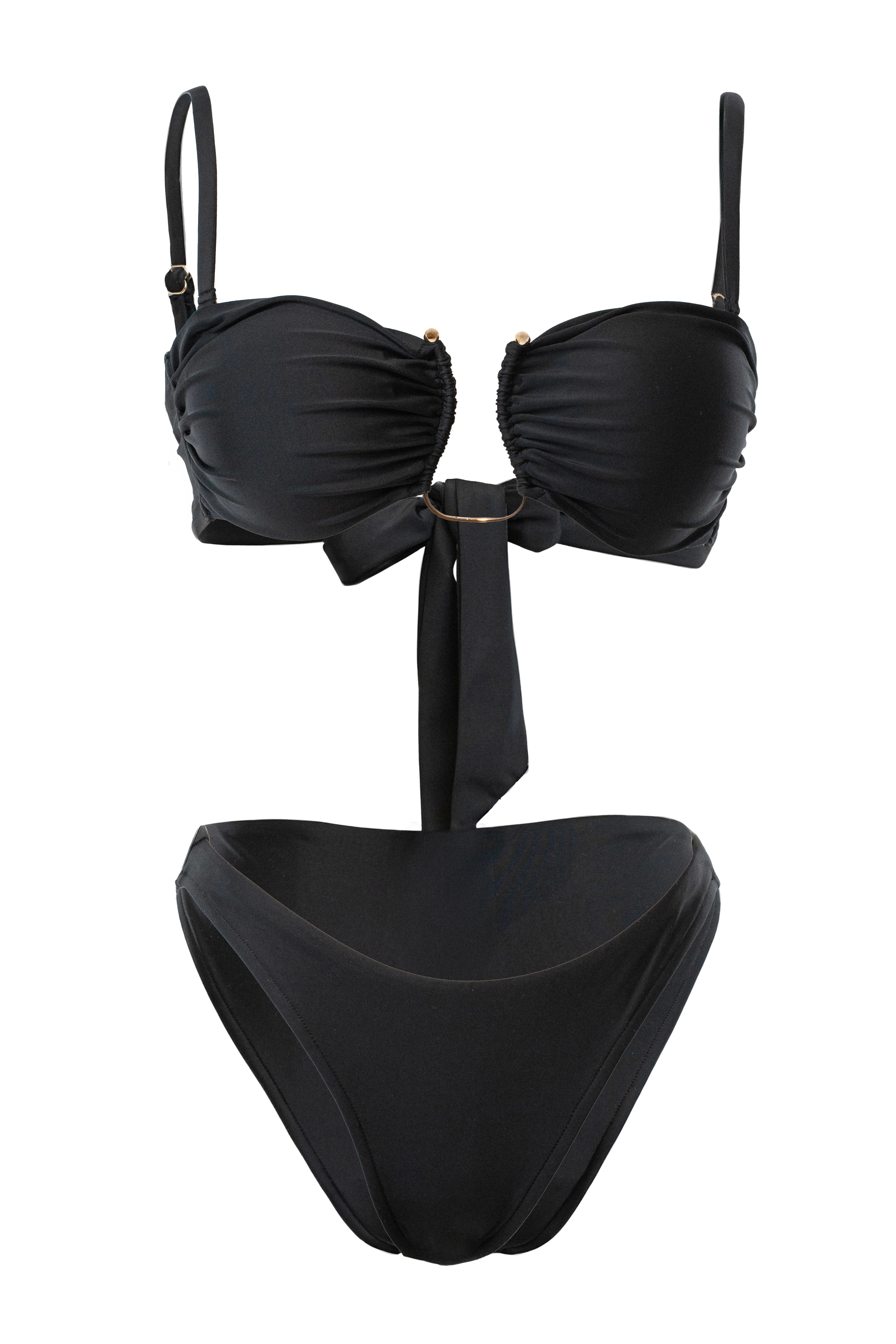 Black Tropical Tide Bikini Set - Image 3