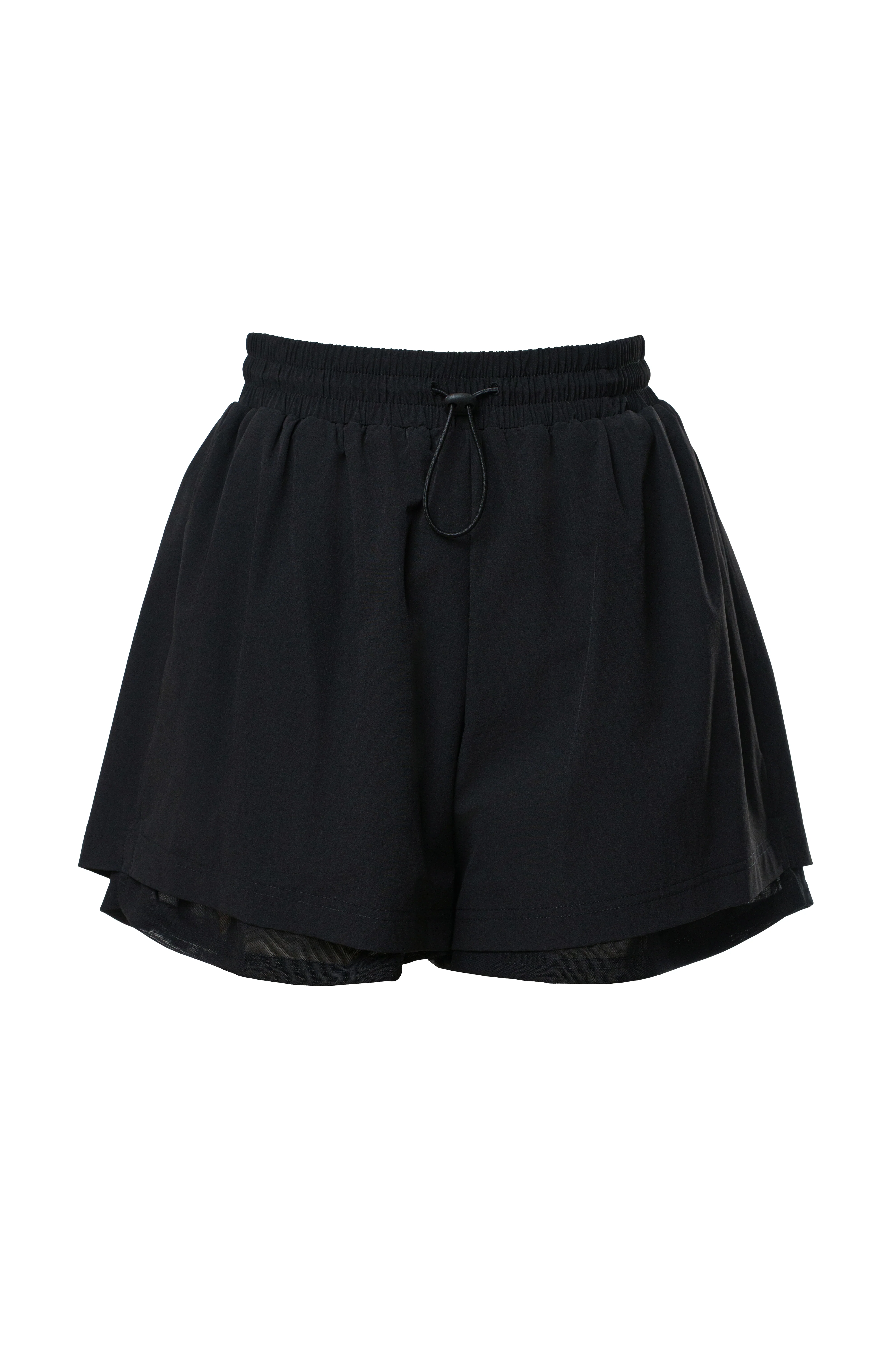 Black Velocity Nylon Shorts - Image 3