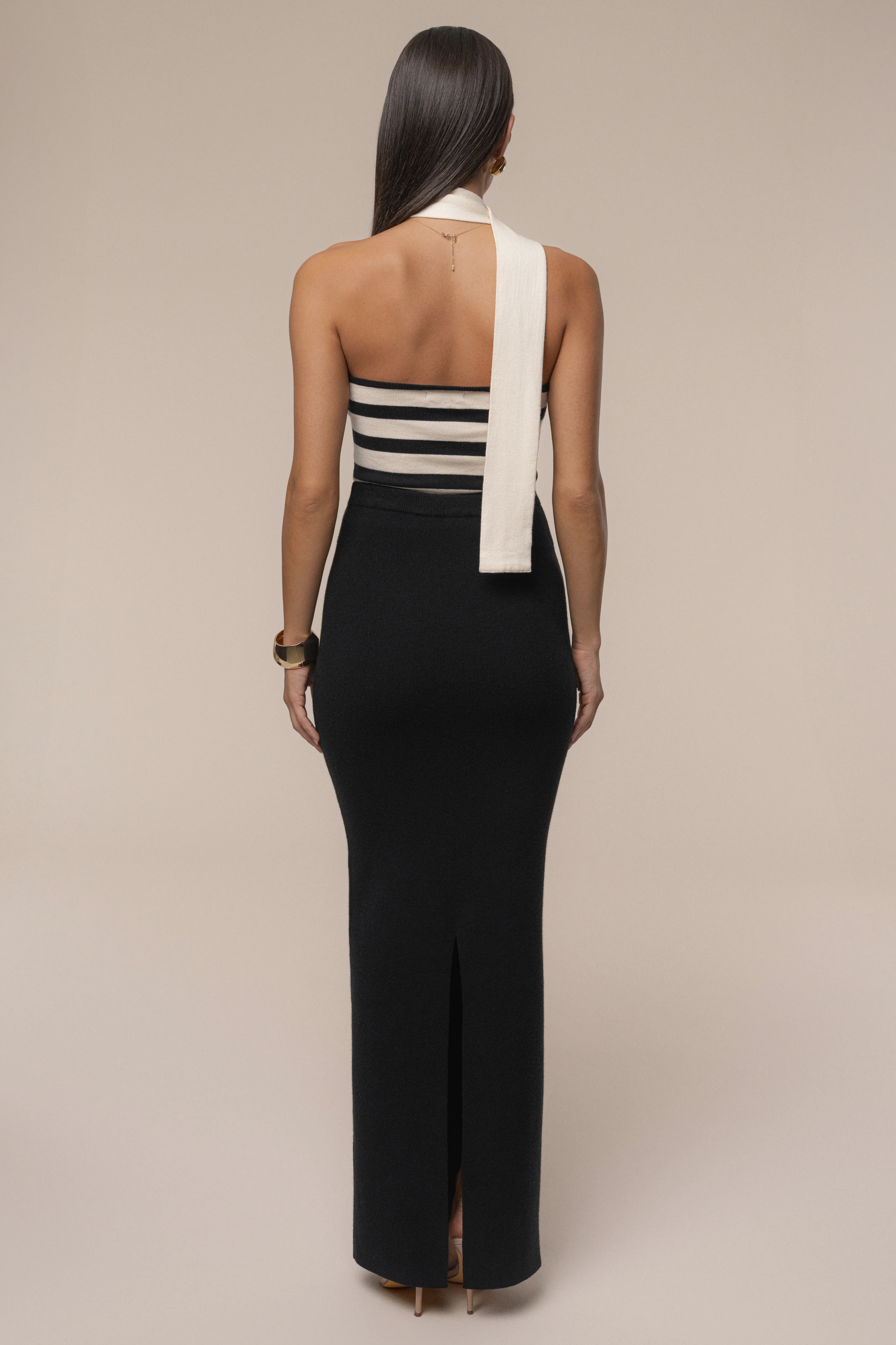 Black/White Amelie Striped Top - Image 3