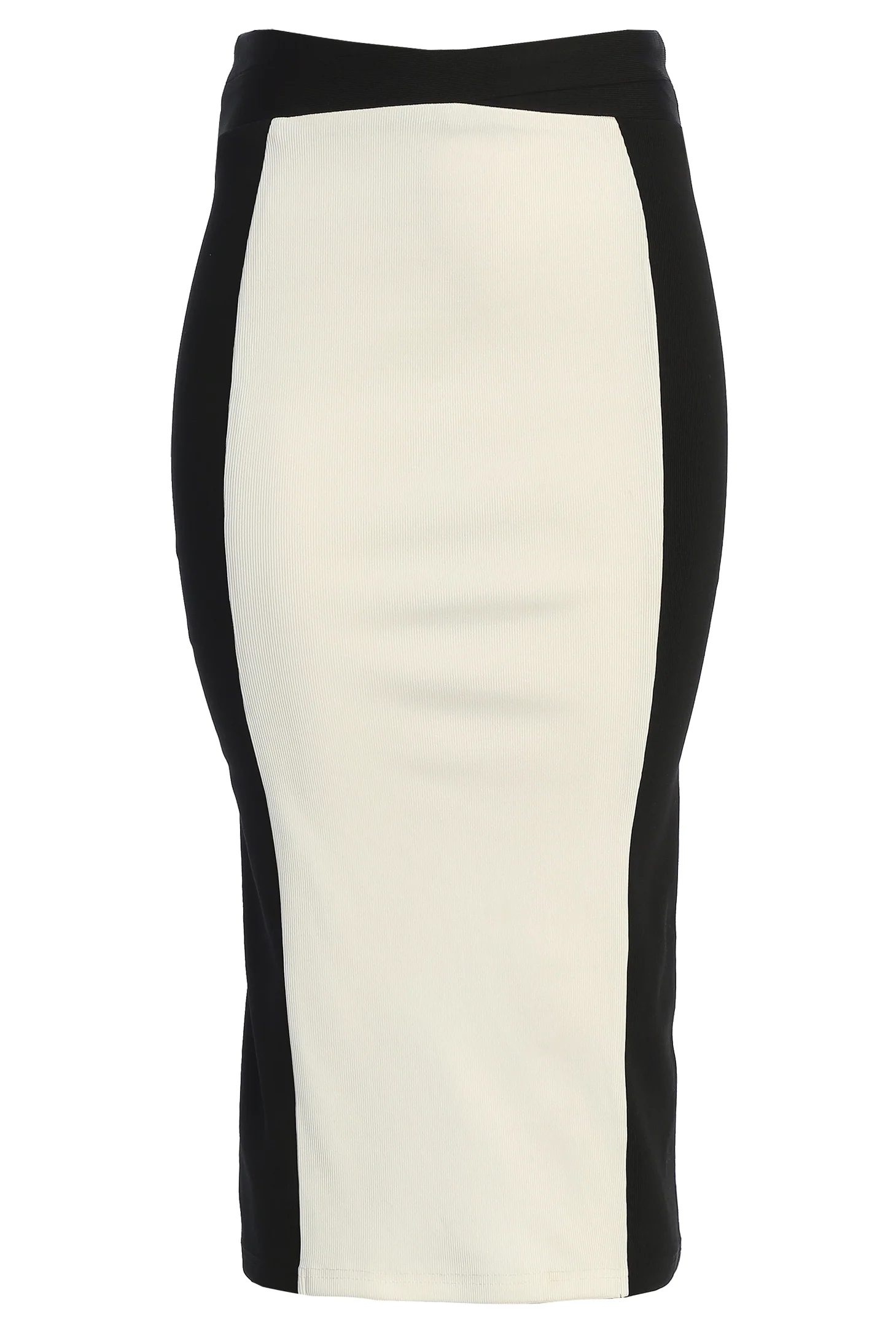 Black/White Celebration Colorblock Midi Skirt - Image 8