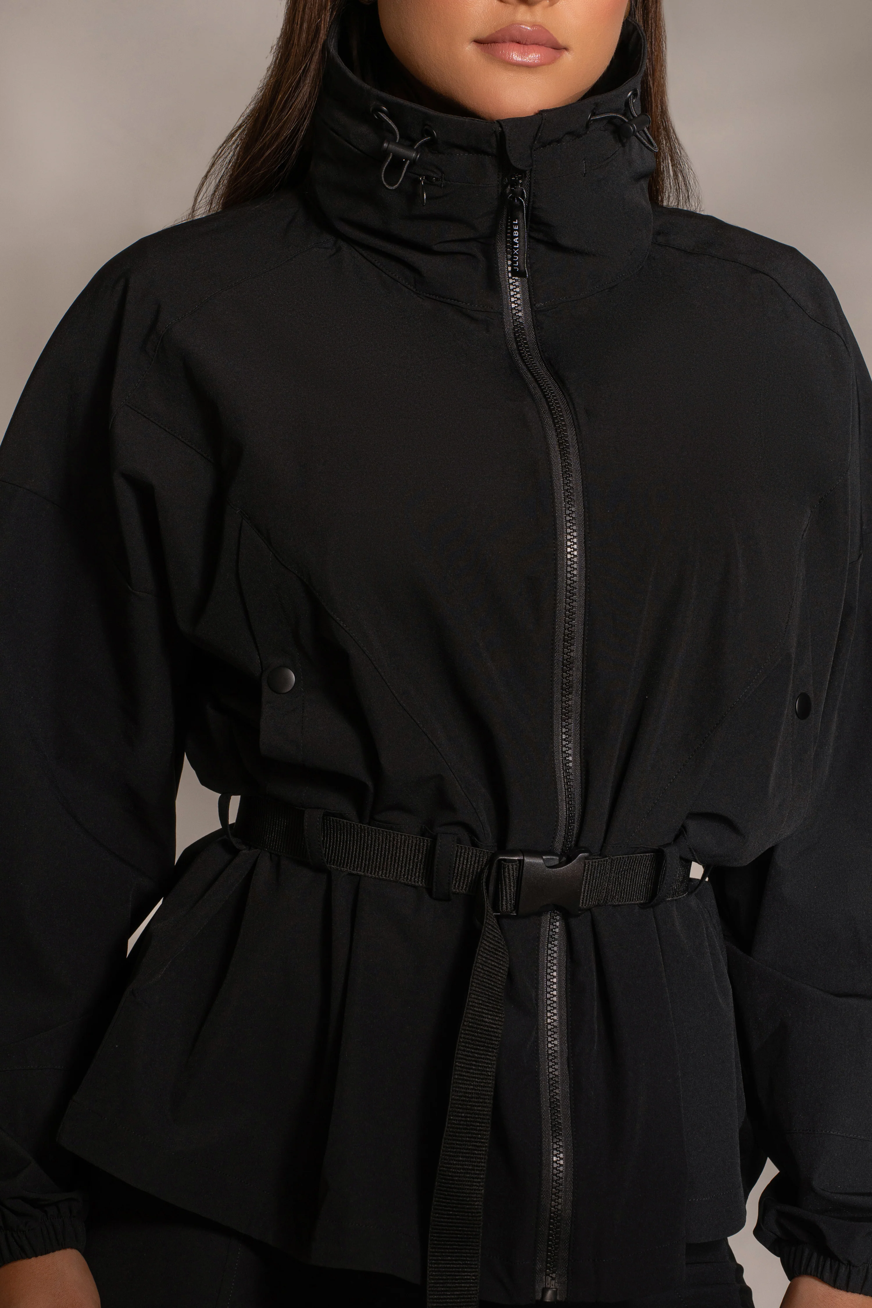 Black Willow Belted Jacket - Image 4