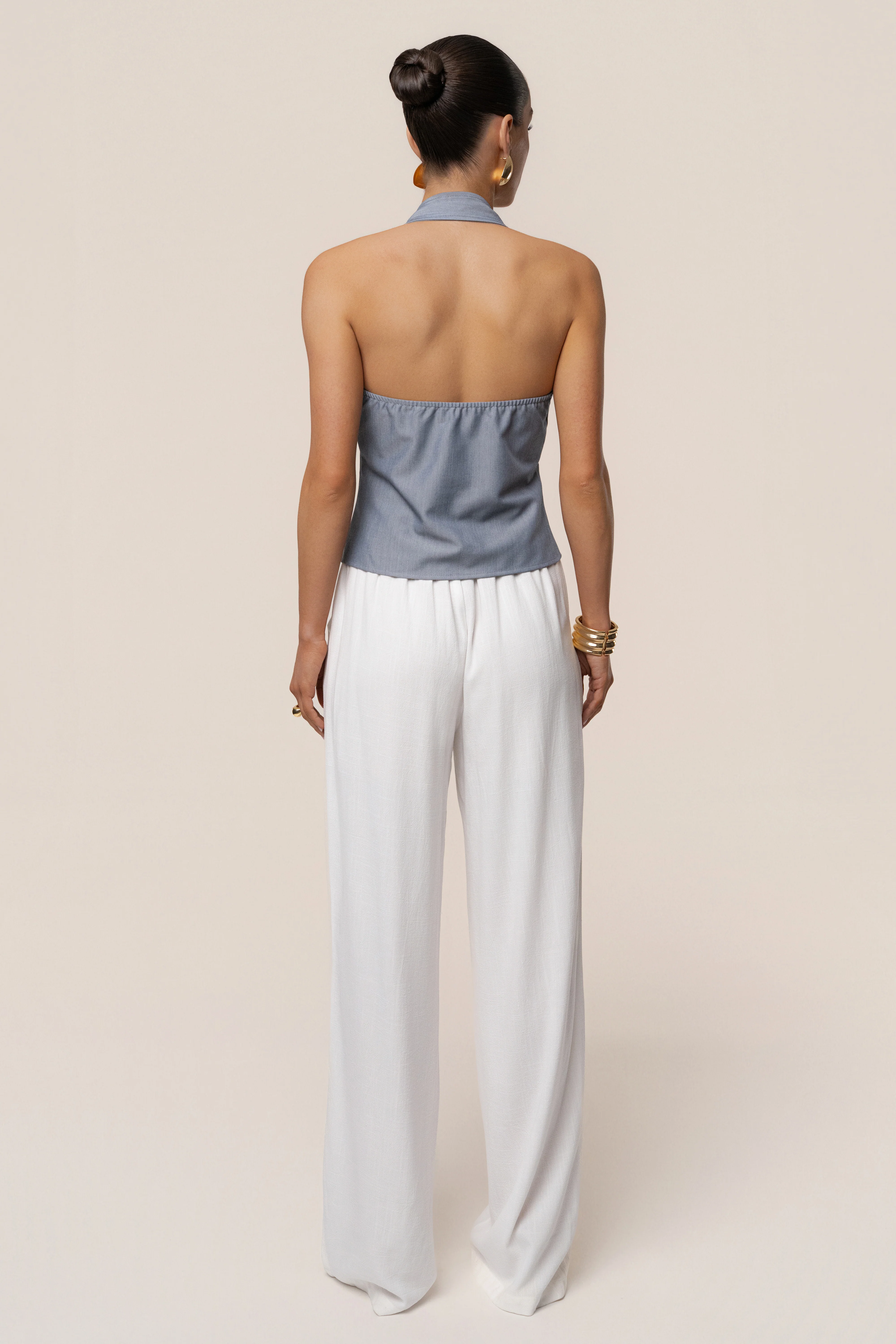 Blue Clean Slate Halter Vest - Image 11