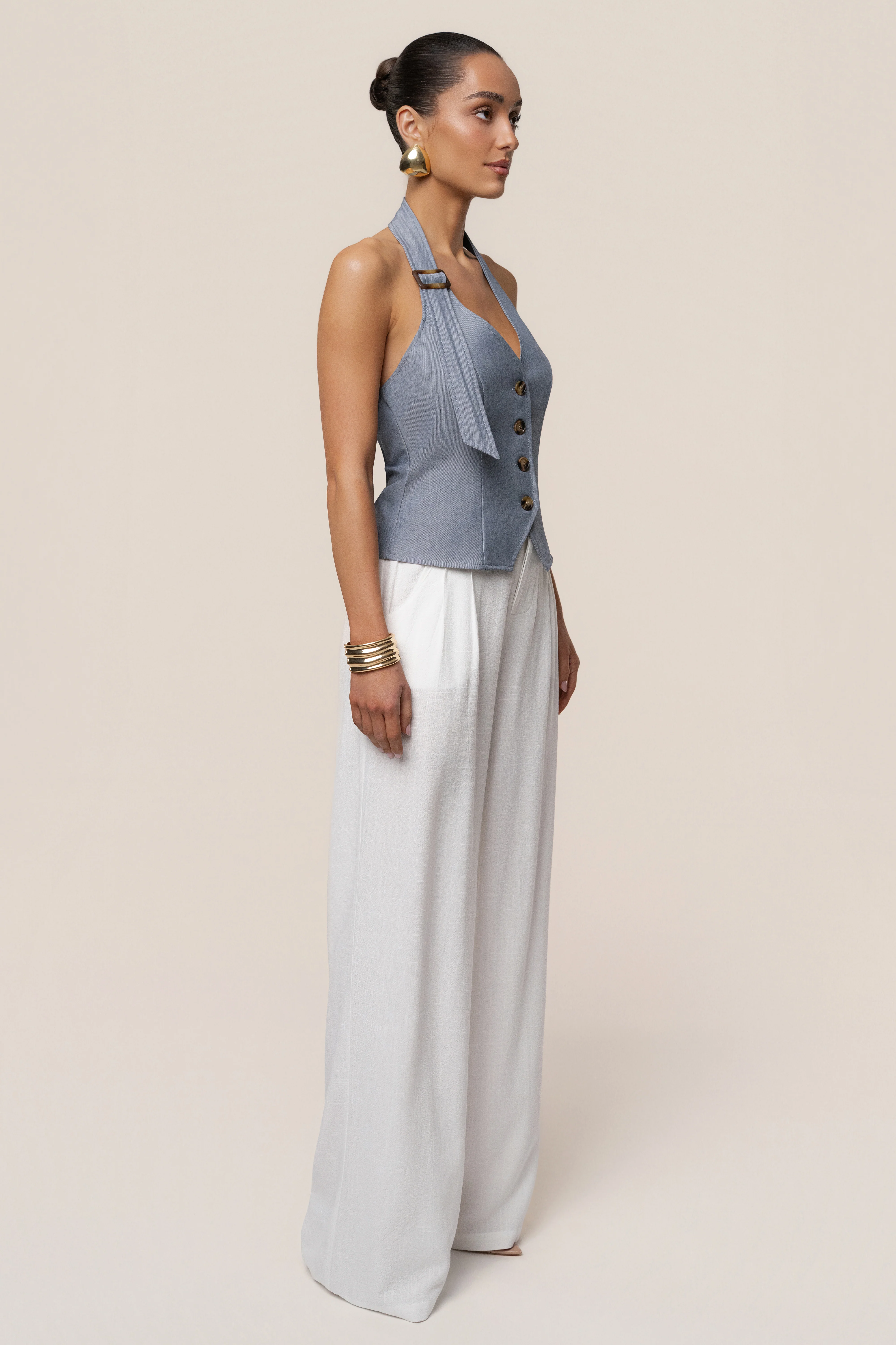 Blue Clean Slate Halter Vest - Image 8