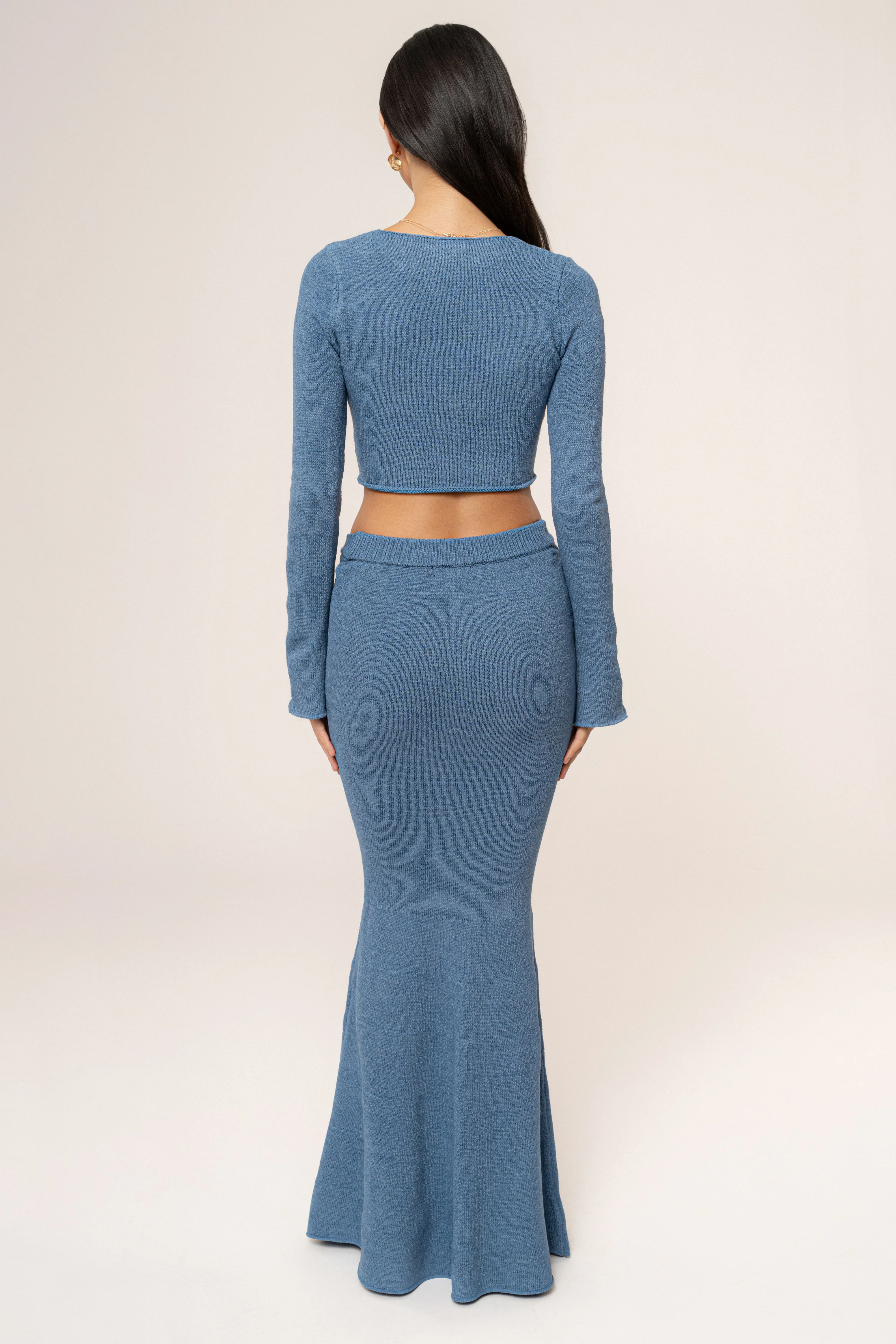 Blue Dusk Resort Two-Piece Skirt Set - Image 22