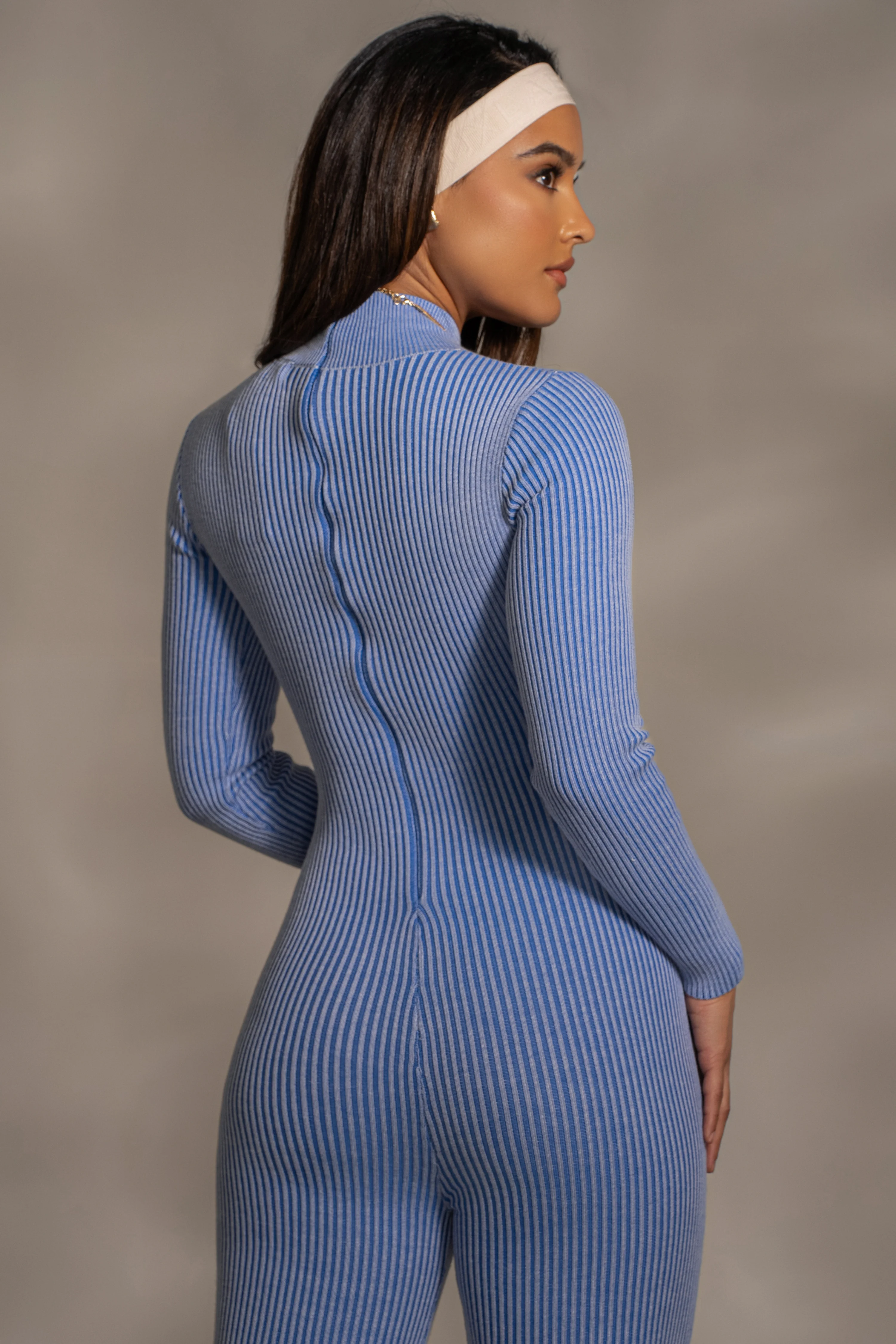 Blue In Control Stirrup Jumpsuit - Image 15