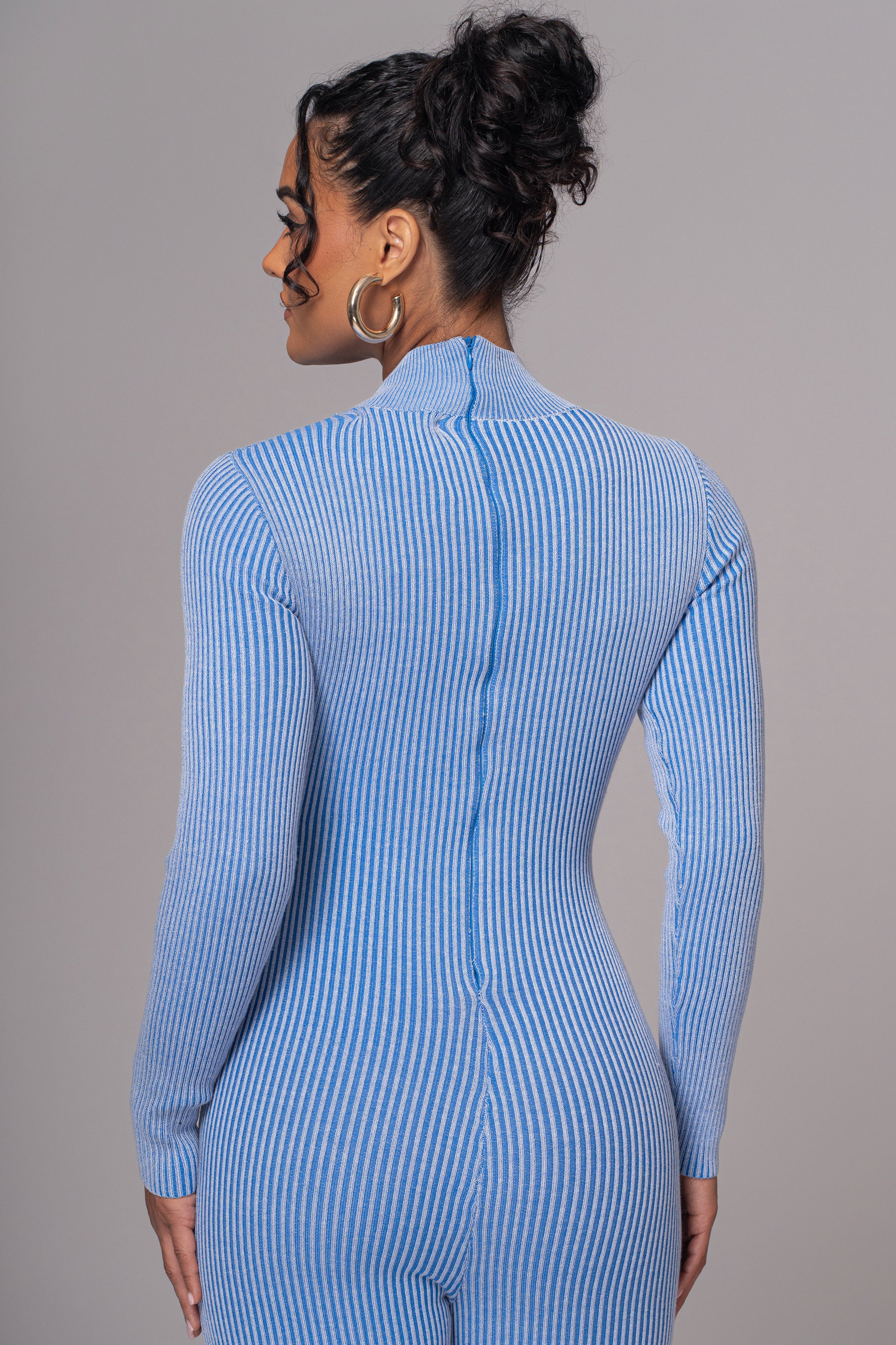 Blue In Control Stirrup Jumpsuit - Image 17
