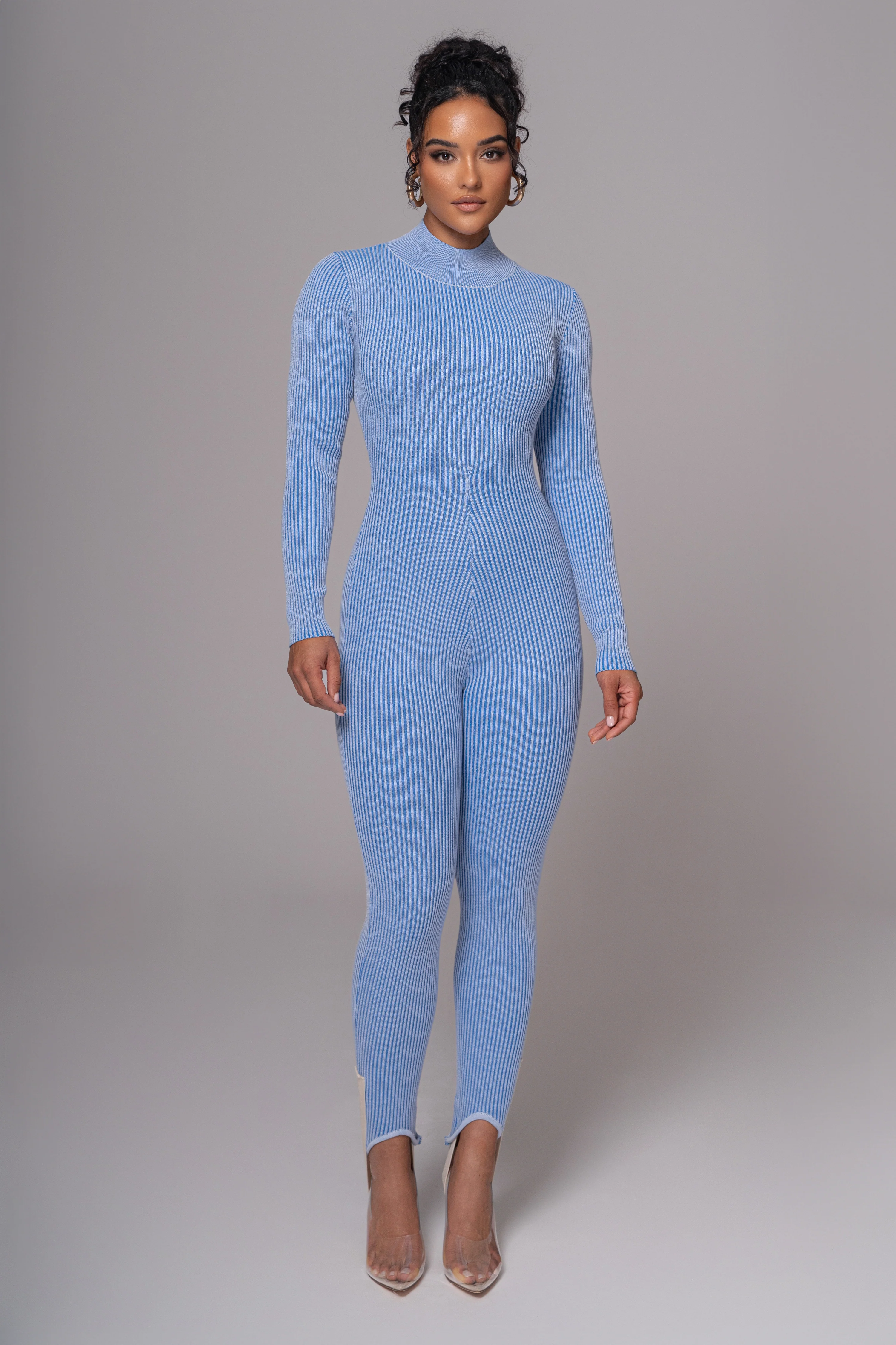 Blue In Control Stirrup Jumpsuit - Image 8