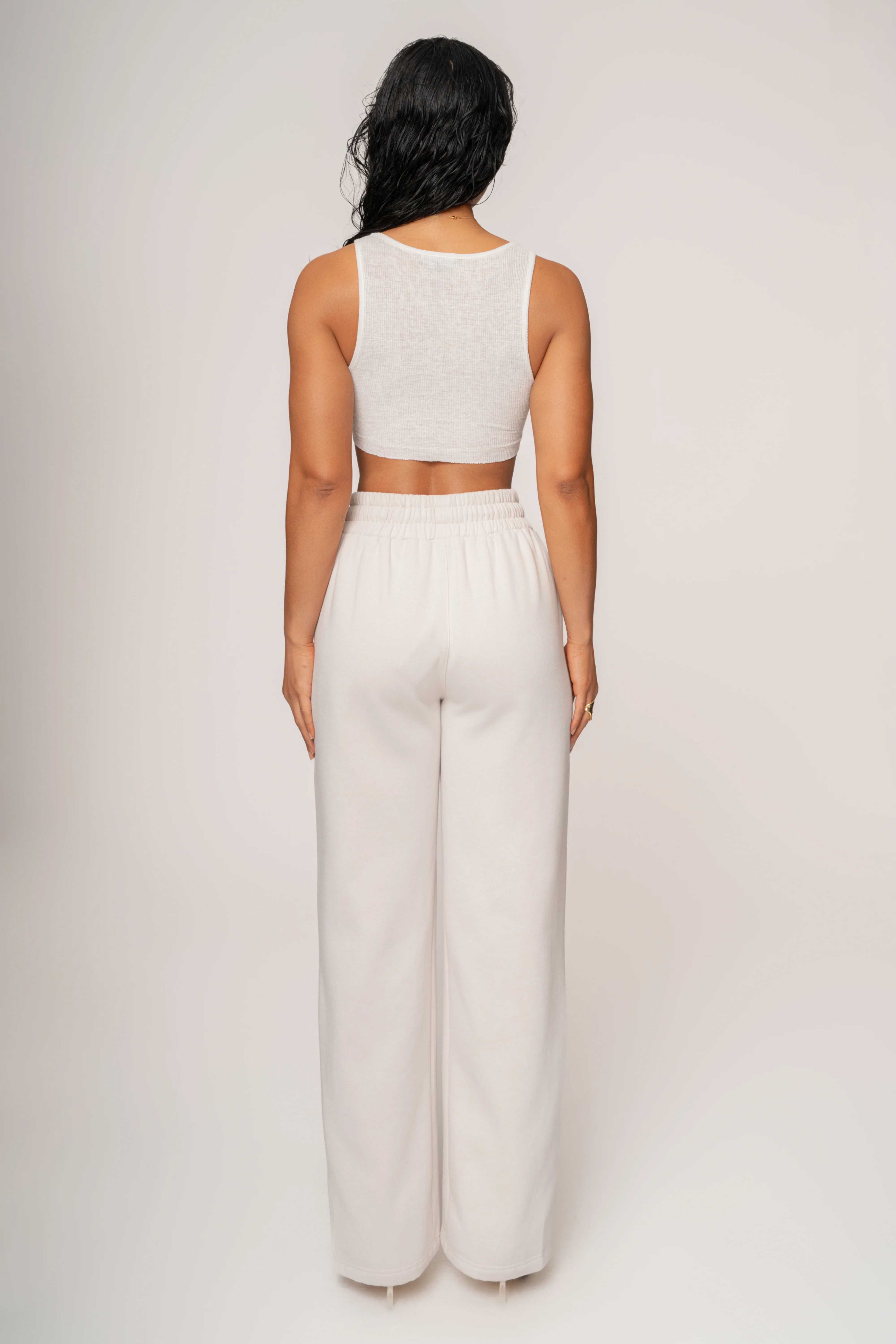 Bone JLUXLABEL Logo Fleece Pants - Image 19