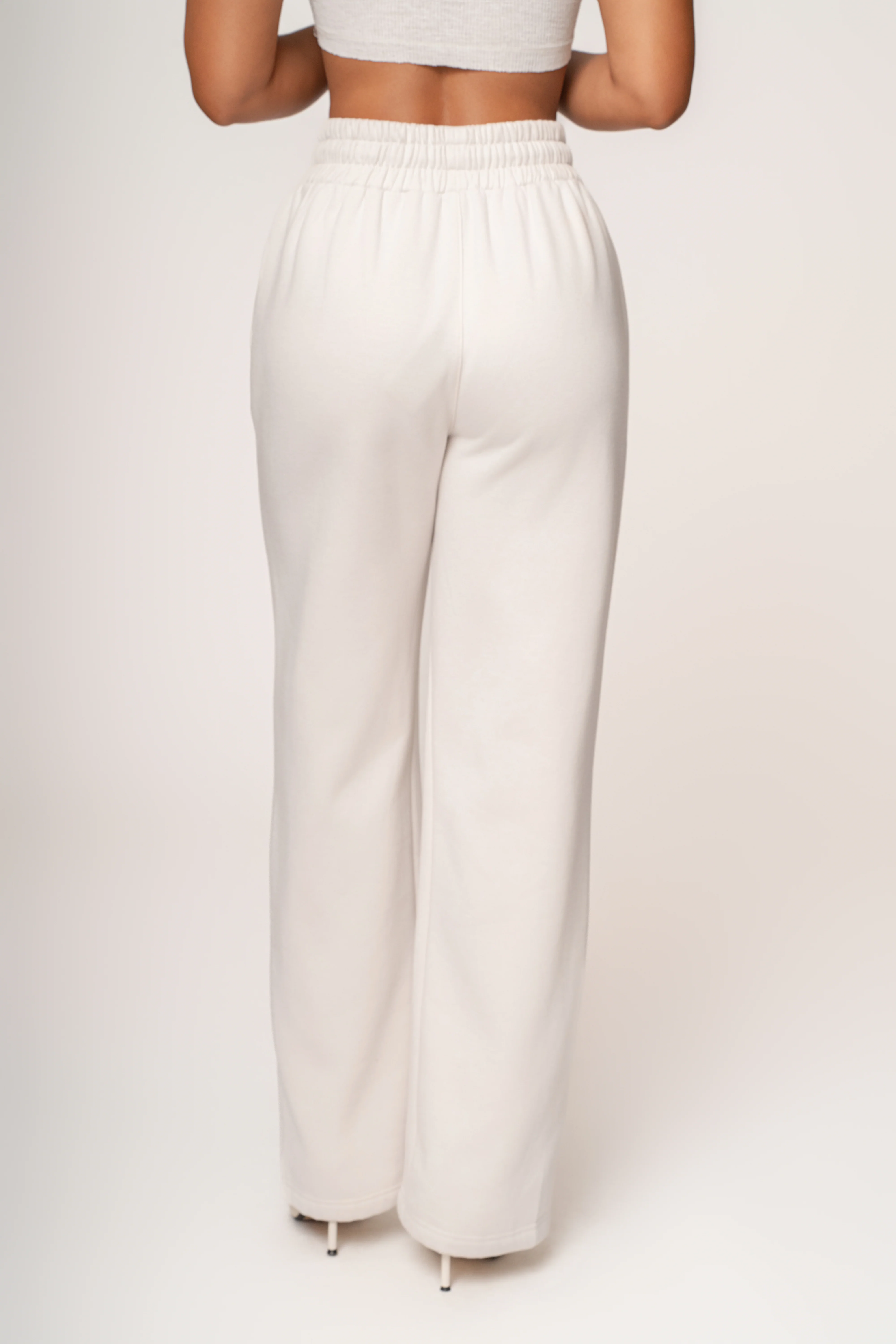 Bone JLUXLABEL Logo Fleece Pants - Image 21