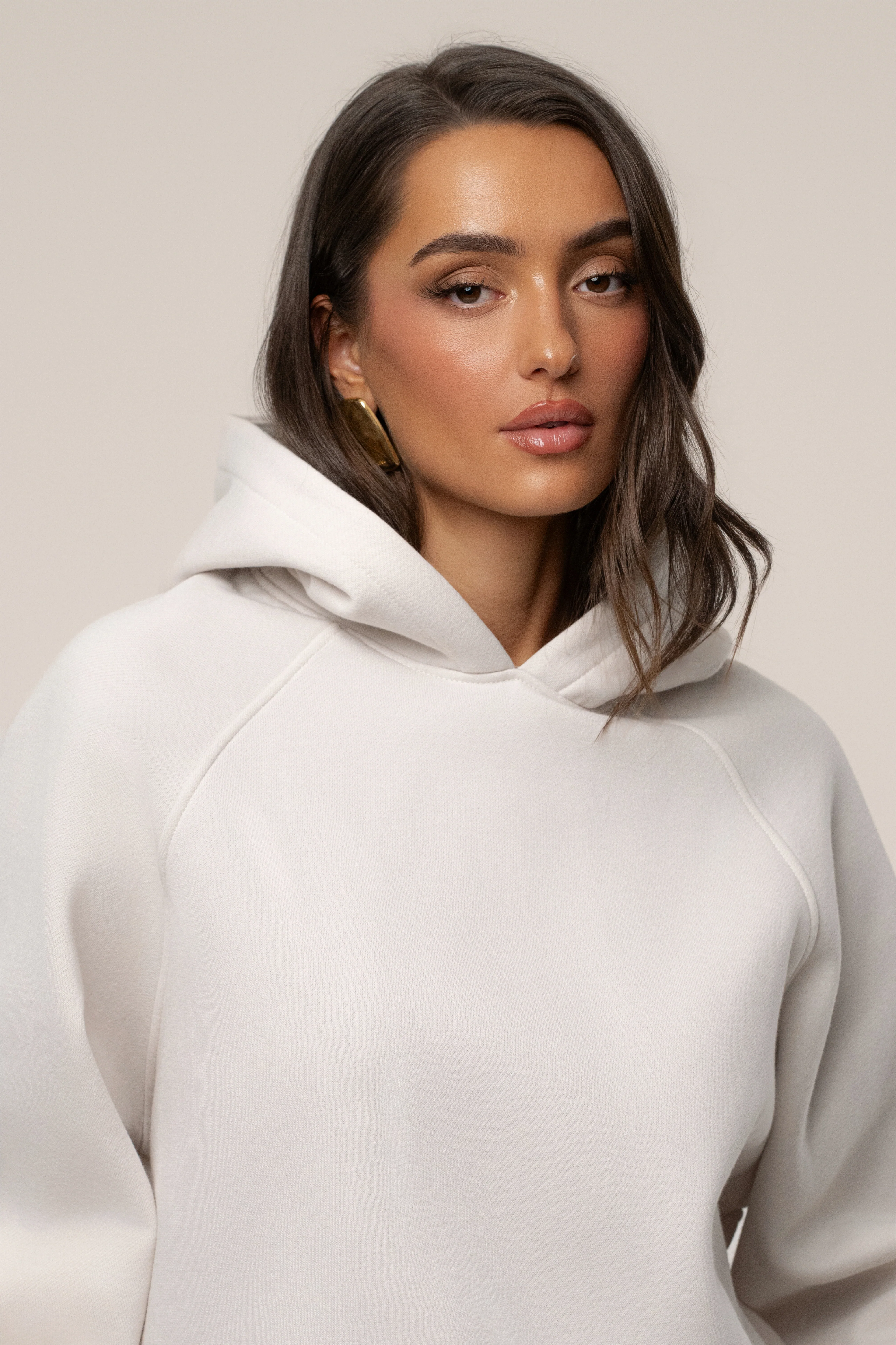 Bone JLUXLABEL Logo Pullover Hoodie - Image 10