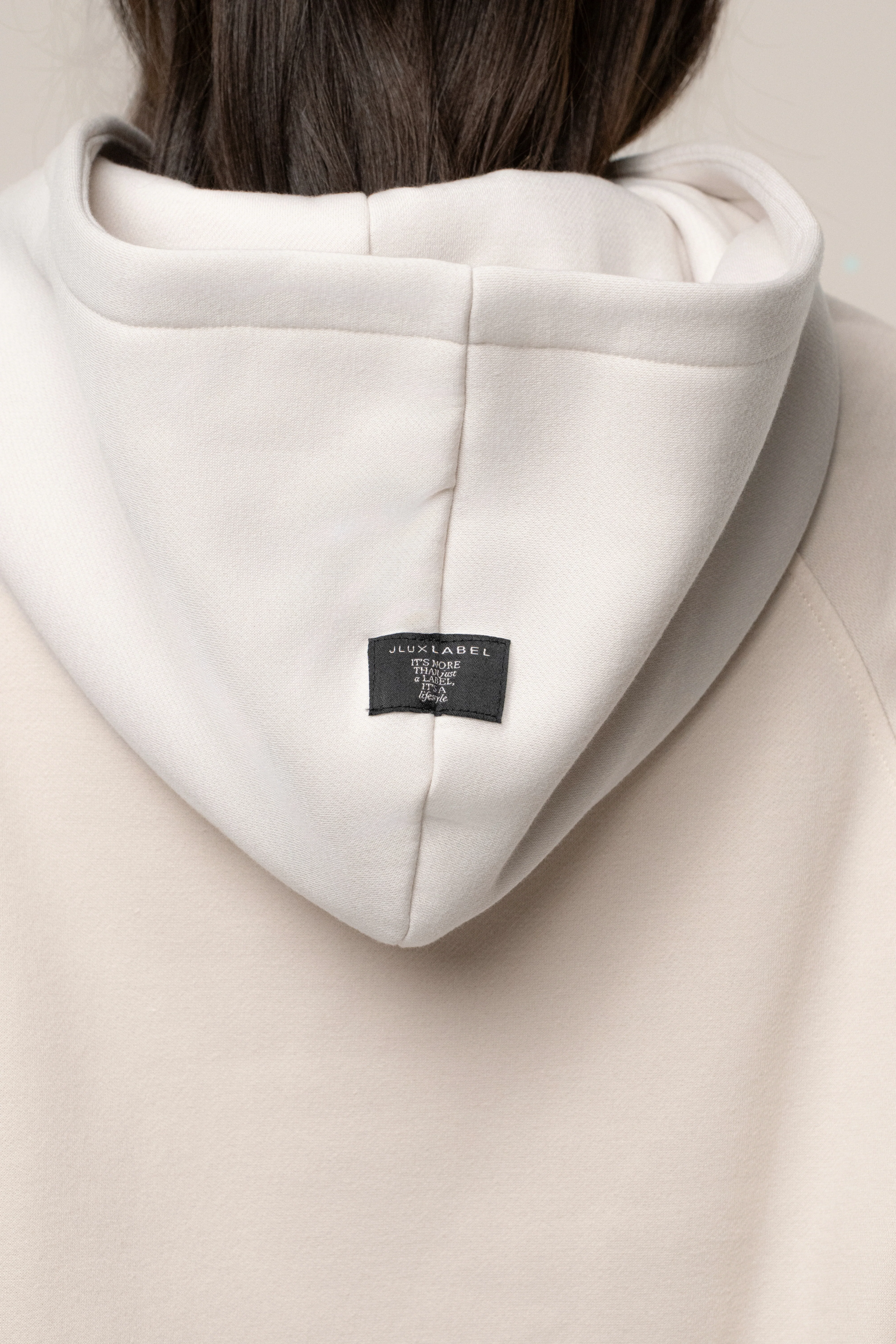 Bone JLUXLABEL Logo Pullover Hoodie - Image 16