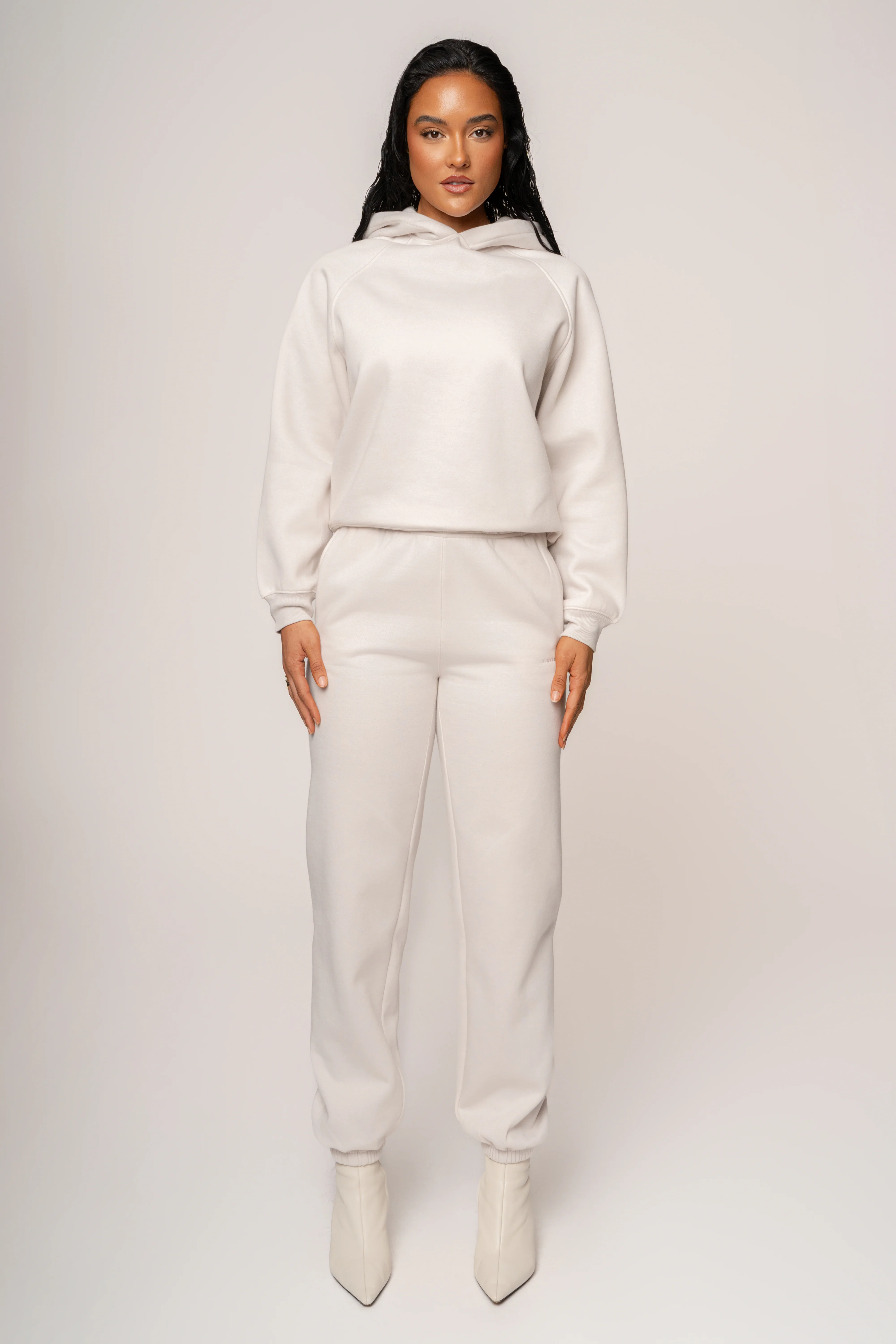 Bone JLUXLABEL Logo Pullover Hoodie - Image 5
