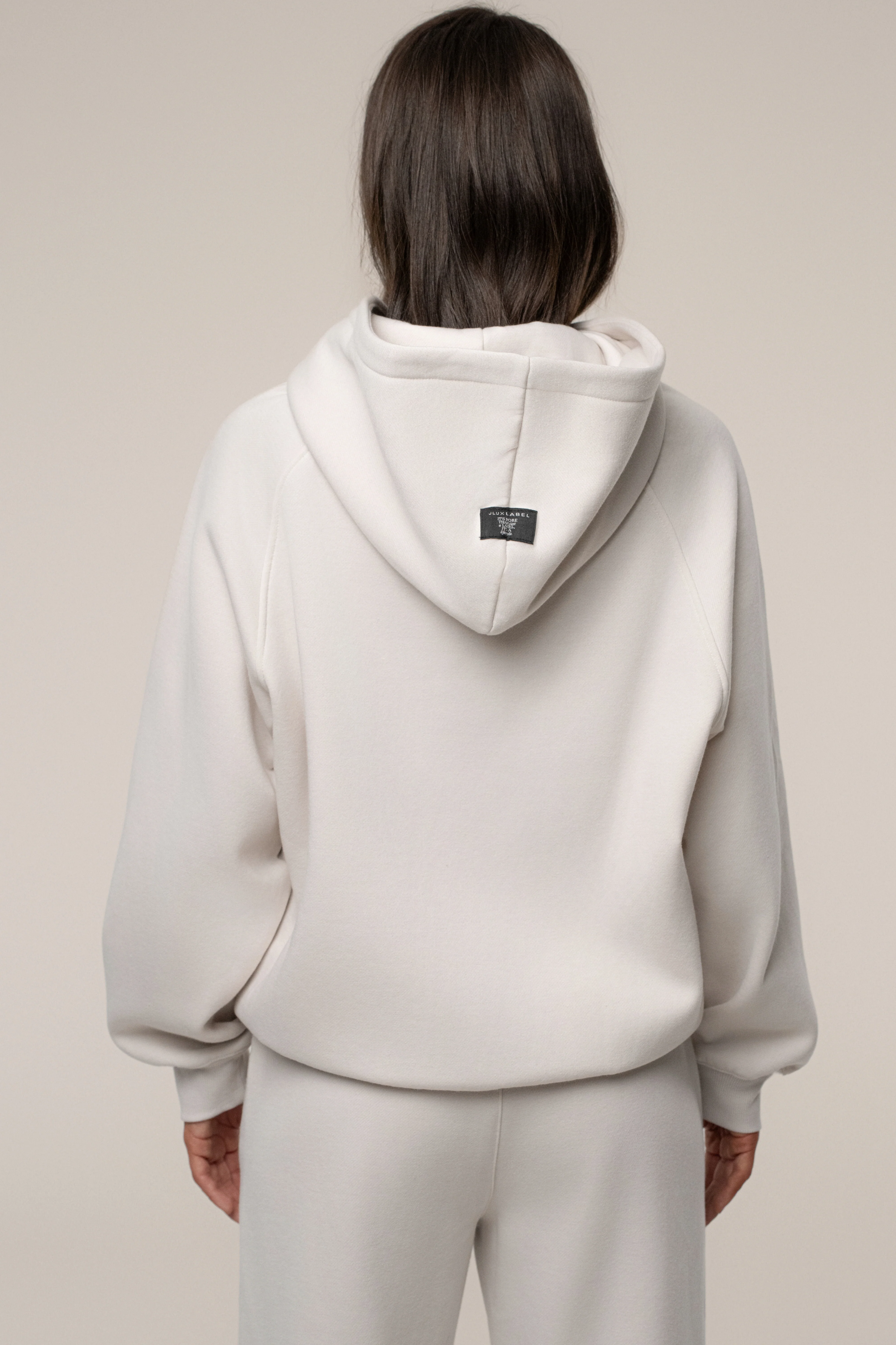 Bone JLUXLABEL Logo Pullover Hoodie - Image 9