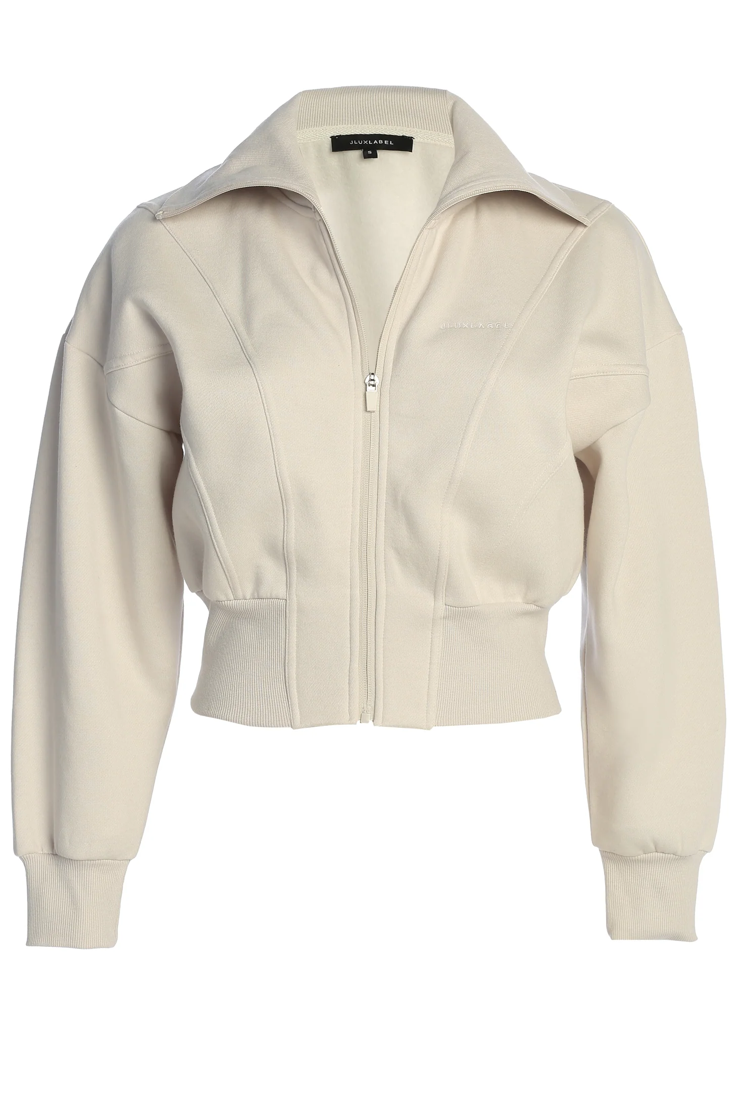 Bone JLUXLABEL Logo Zip Up Jacket - Image 3
