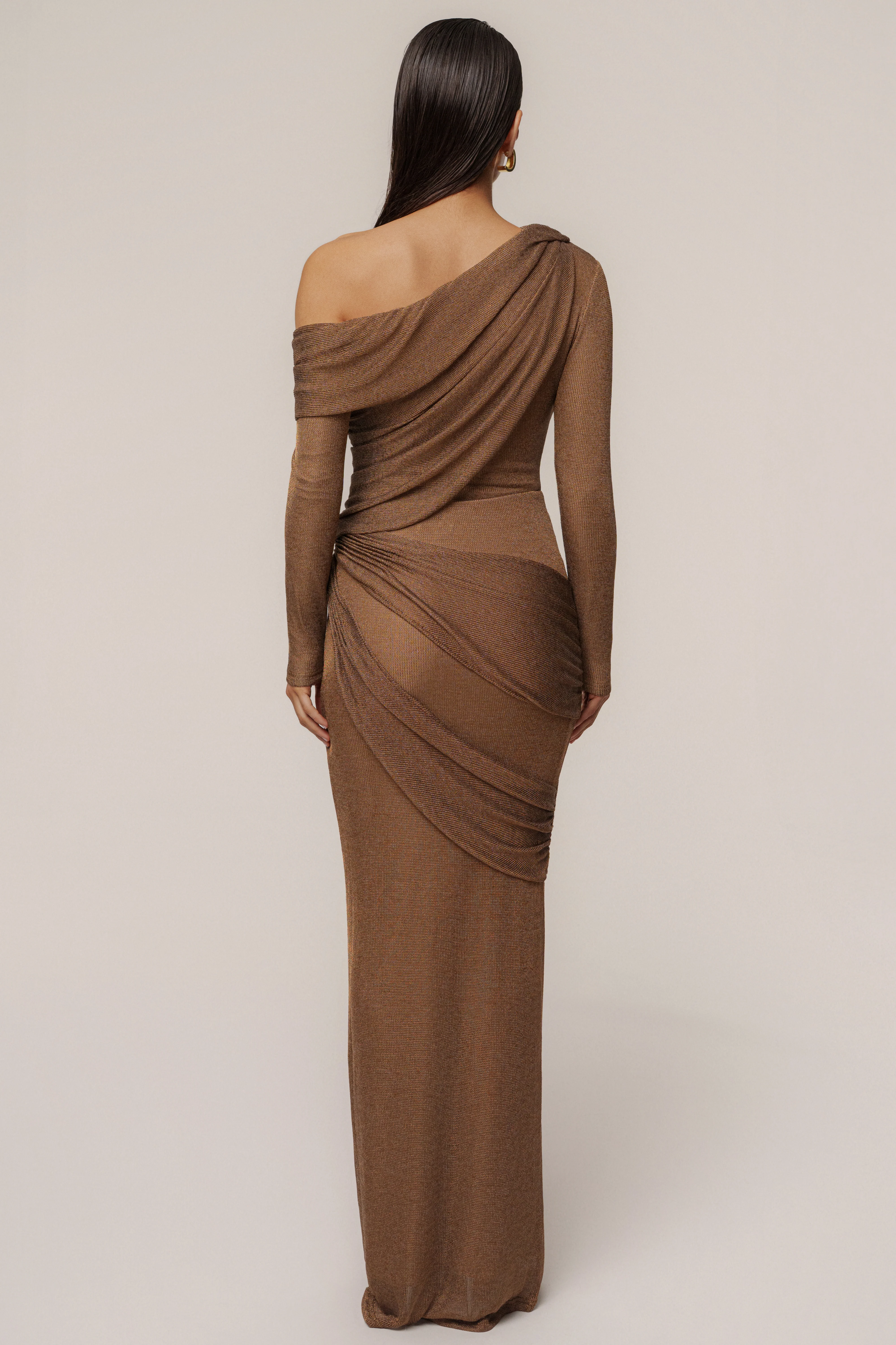 Bronze Opulent Metallic Bodysuit - Image 12