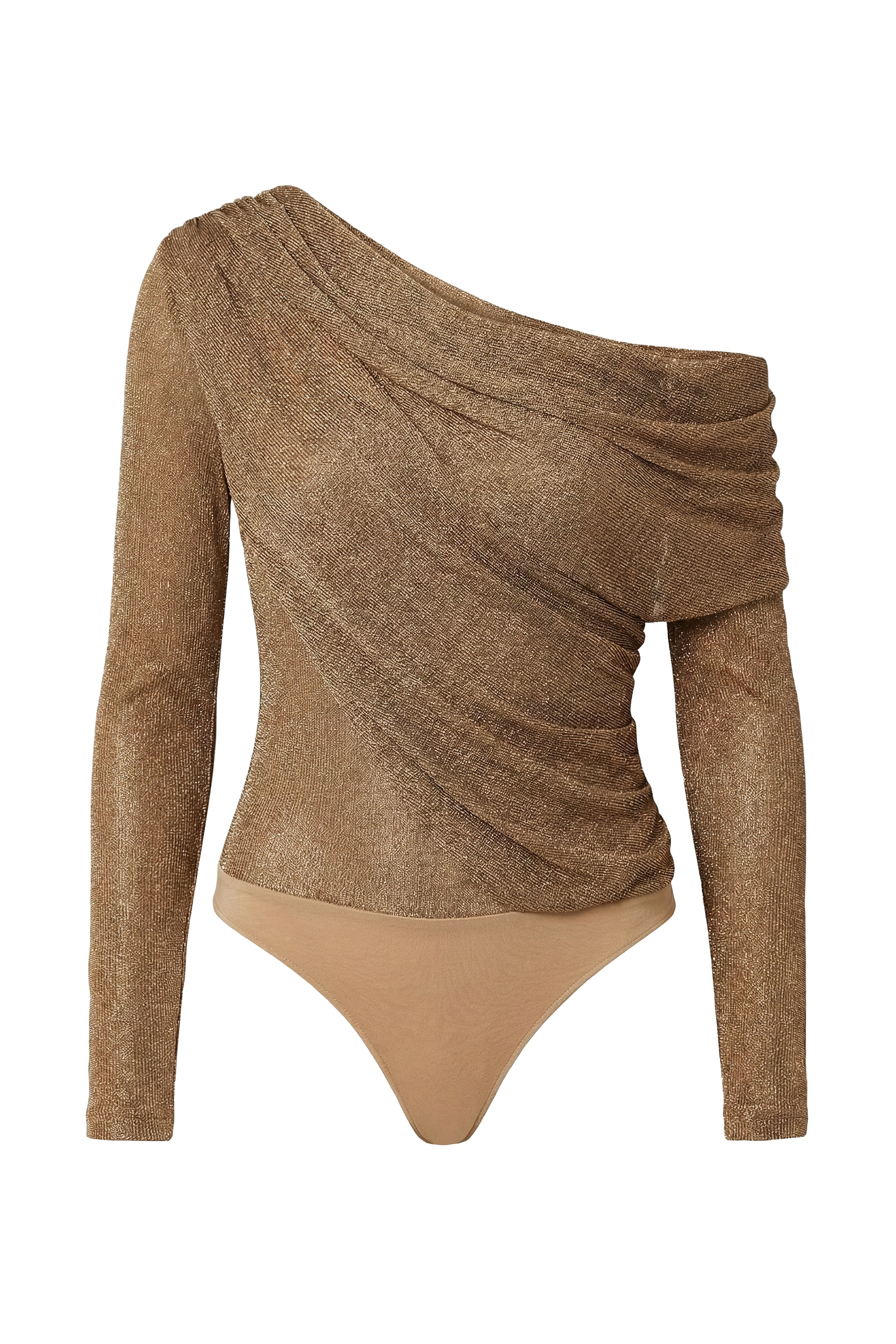 Bronze Opulent Metallic Bodysuit - Image 3