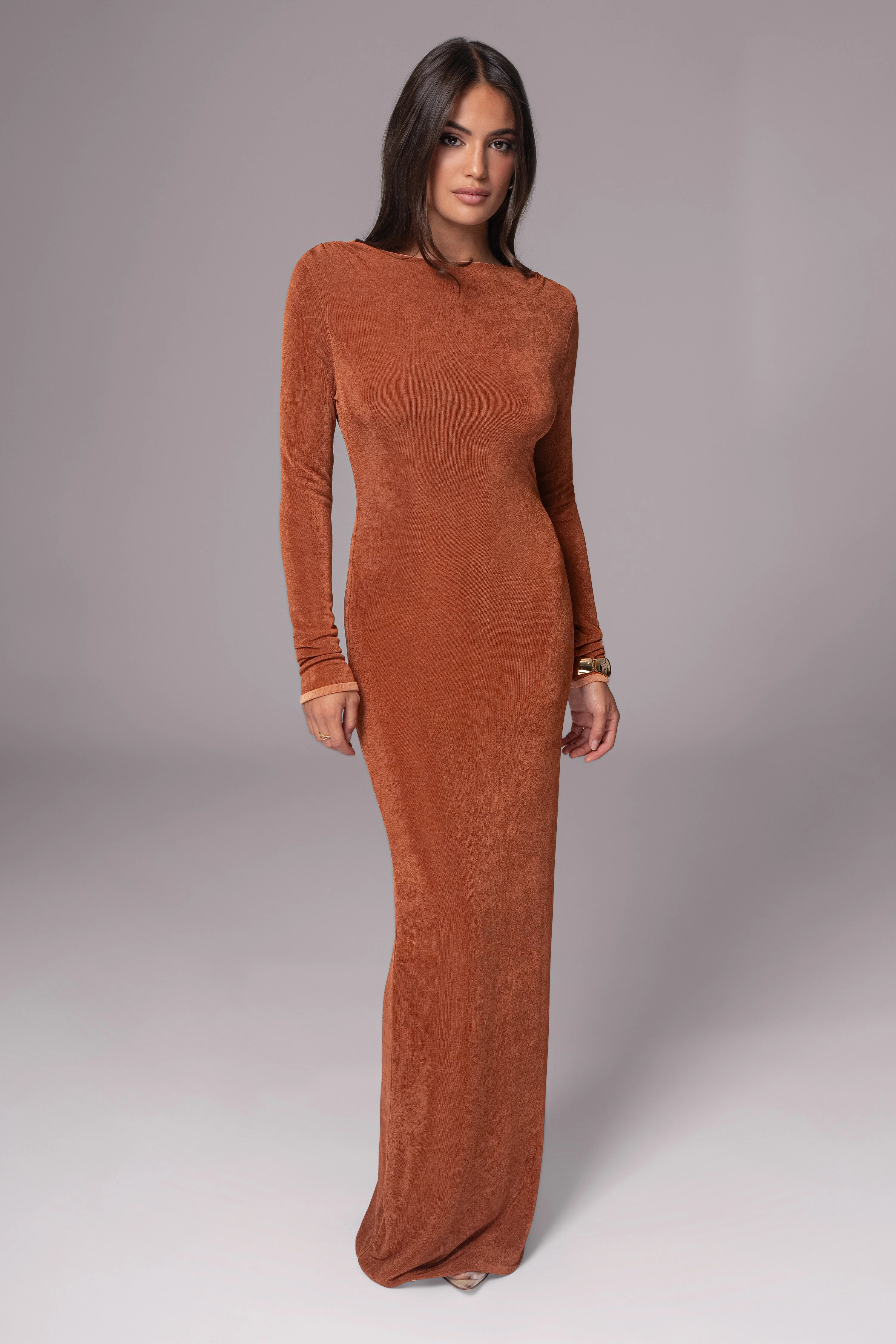 Bronze/Sienna Ashton Reversible Maxi Dress - Image 8