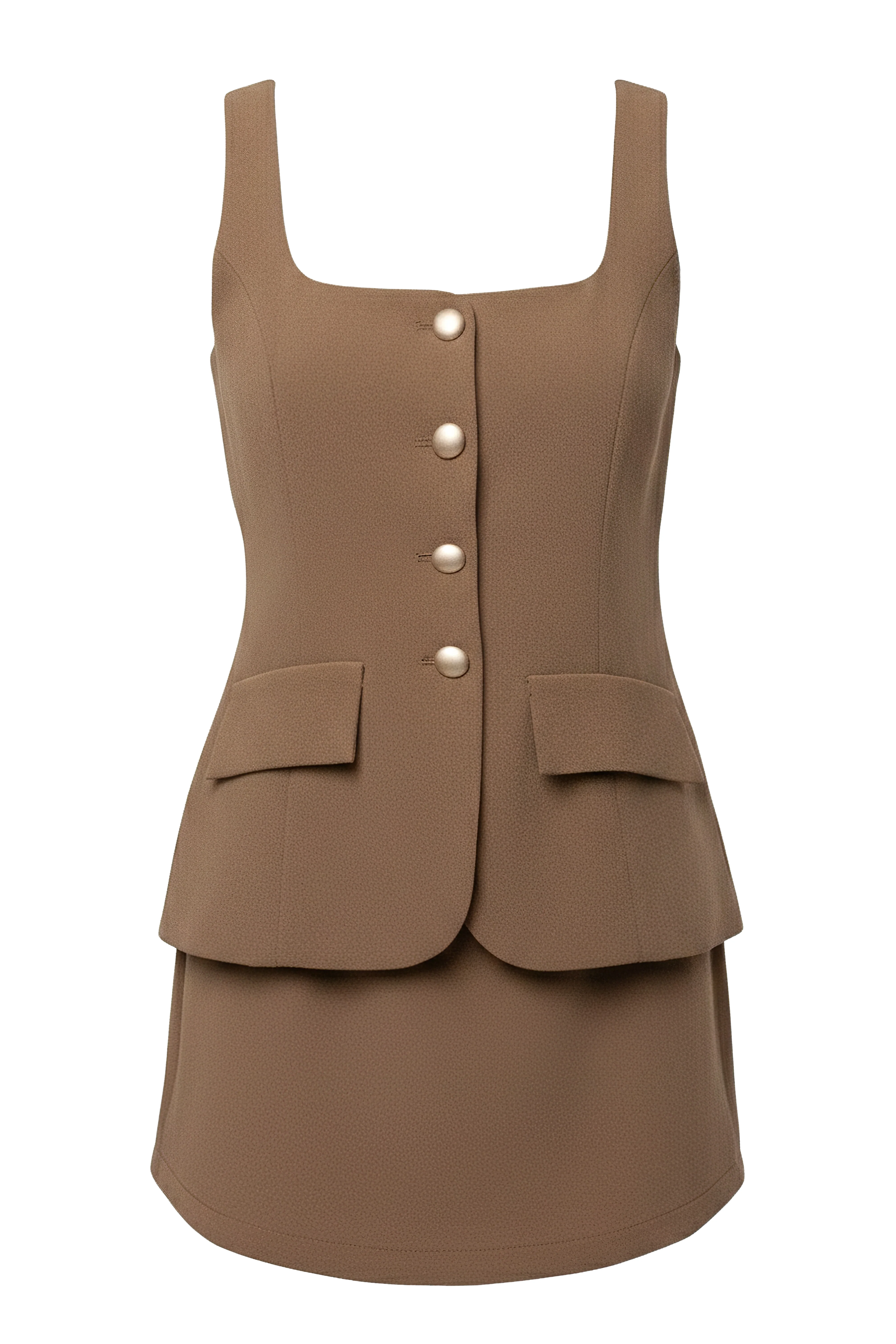 Brown All In One Romper - Image 2