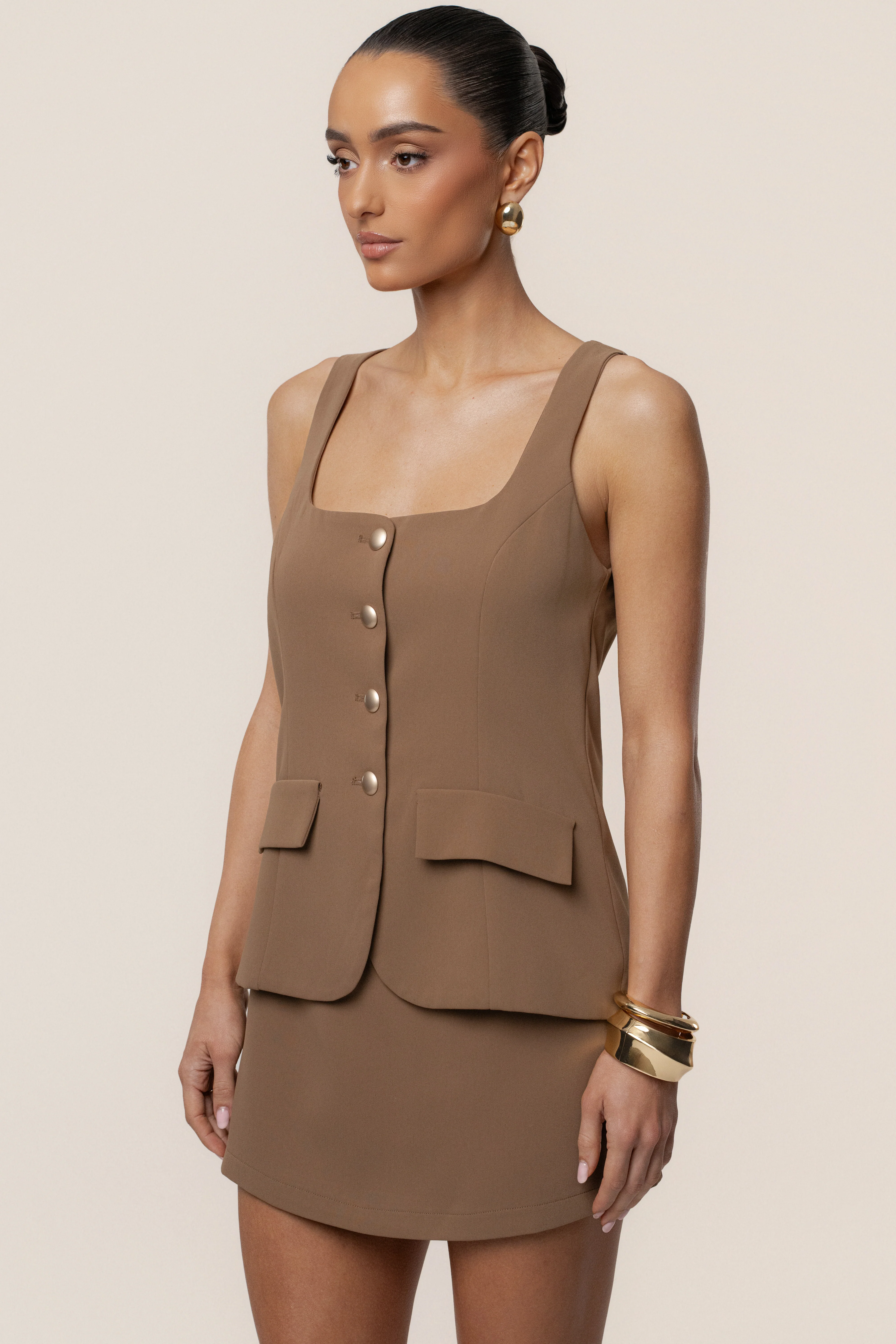 Brown All In One Romper - Image 3