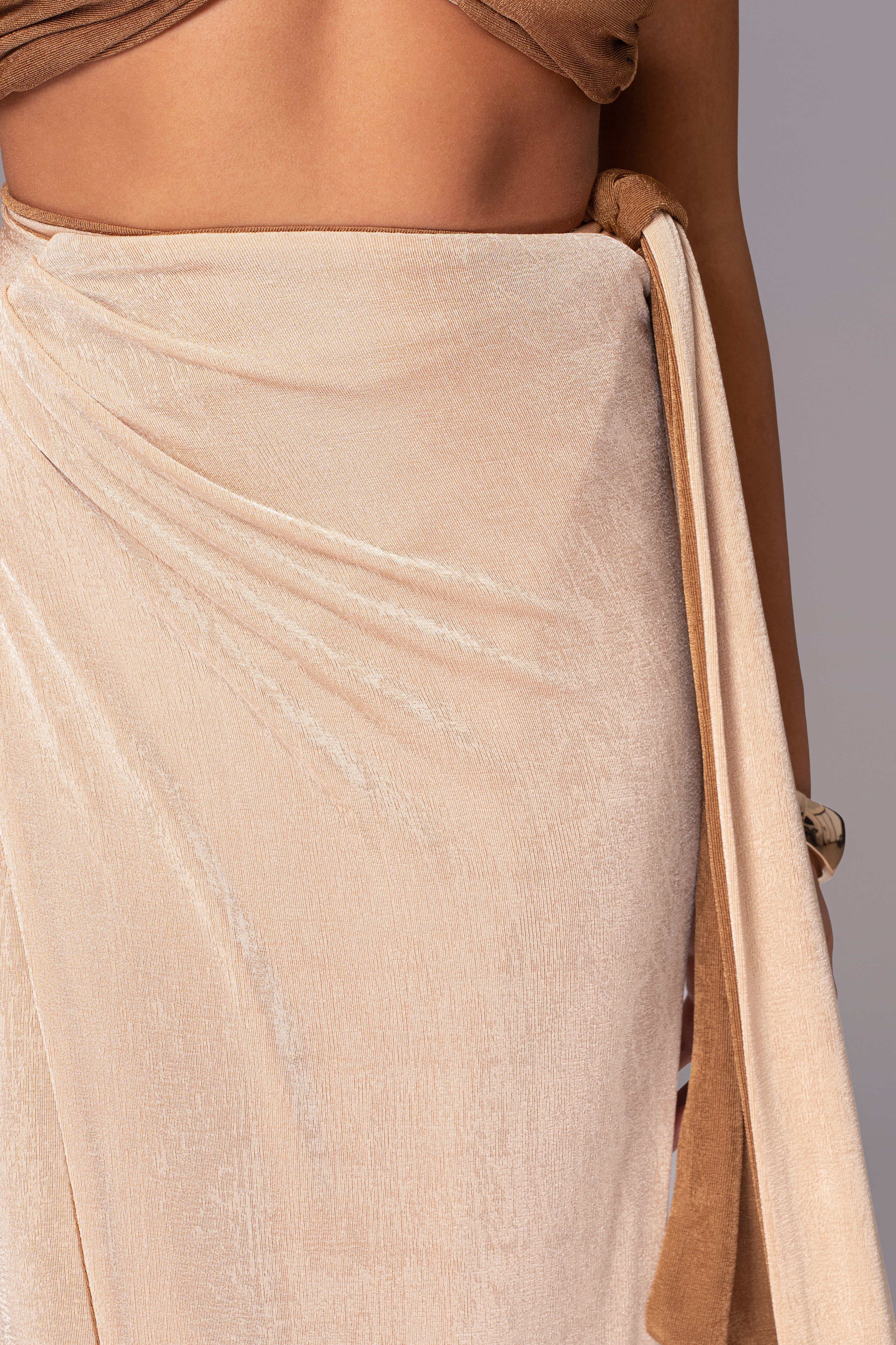 Brown/Beige Venus Reversible Skirt Set - Image 28