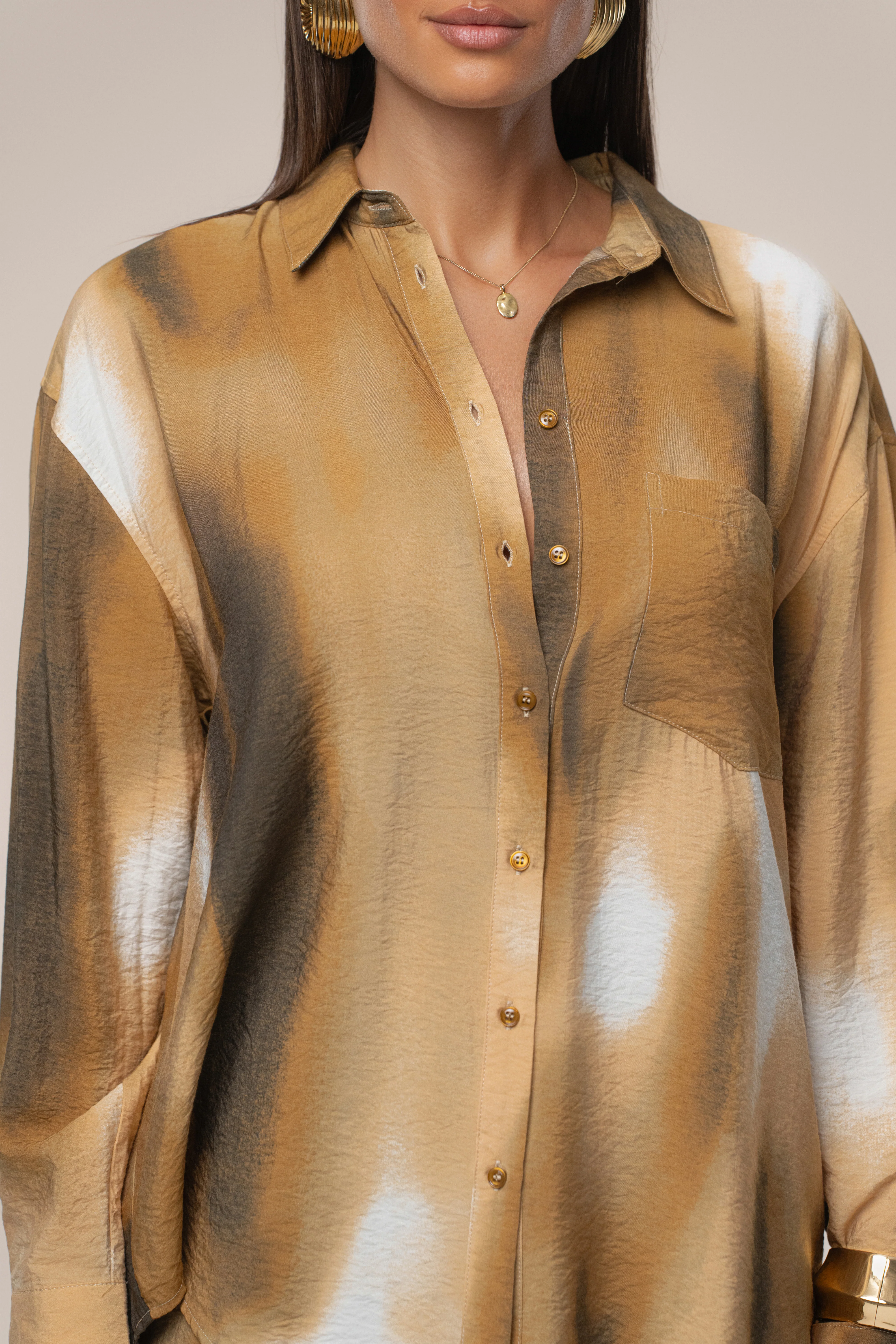 Brown Celestial Sands Blouse - Image 9