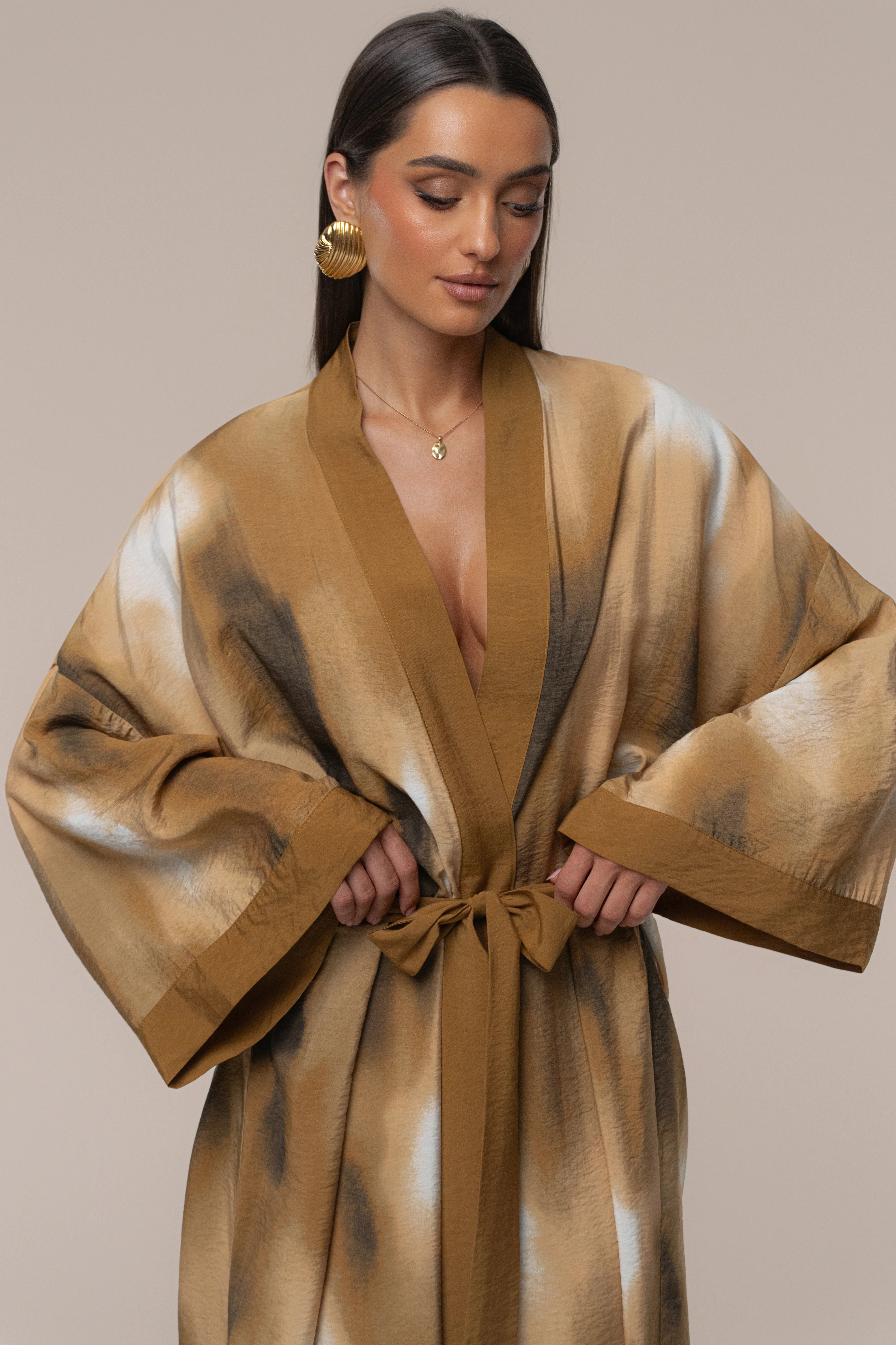 Brown Desert Oasis Duster - Image 3