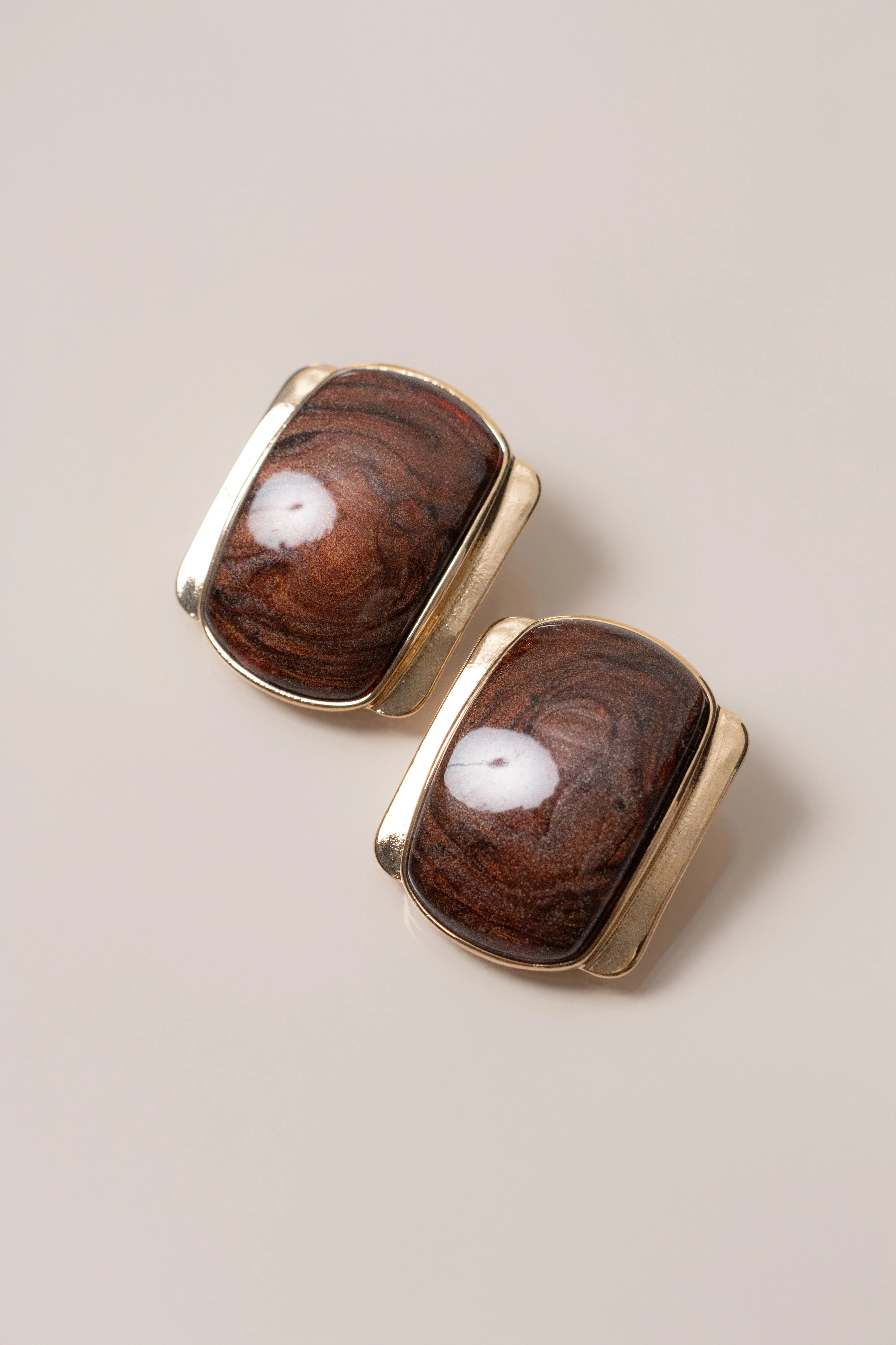 Brown Giovanna Earrings - Image 2