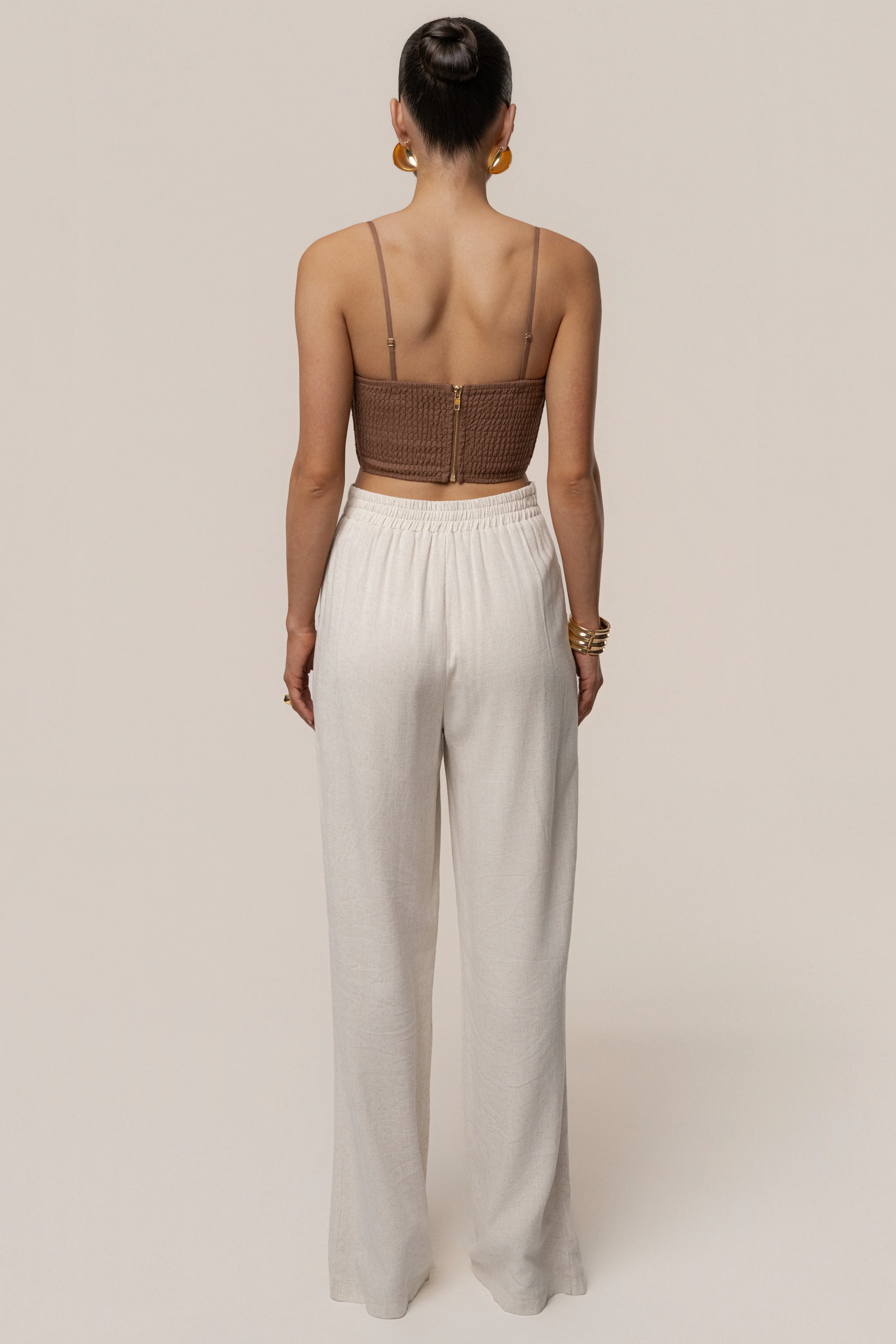 Brown Sail Away Texture Bustier - Image 16