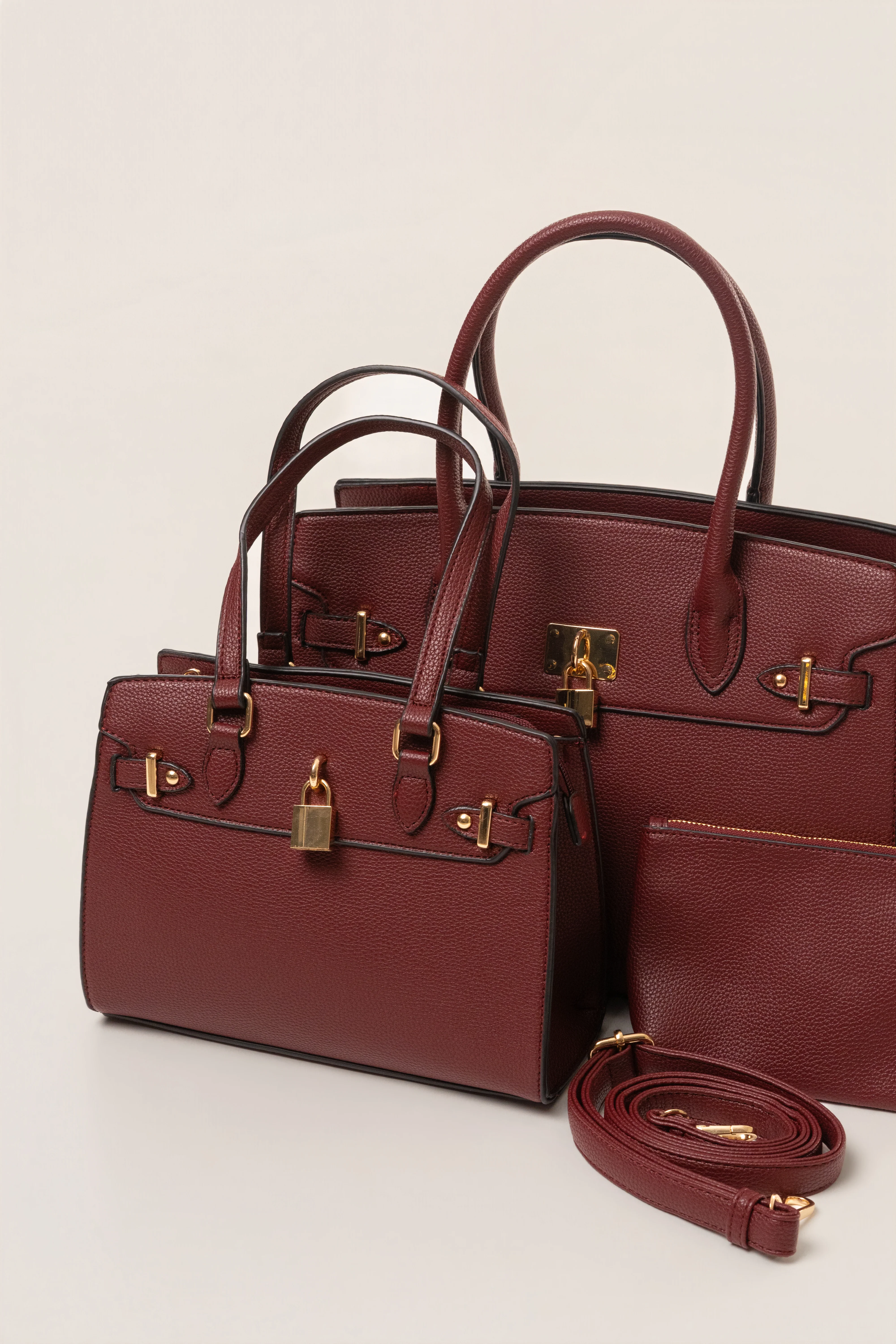 Burgundy Alva Handbag - Image 5