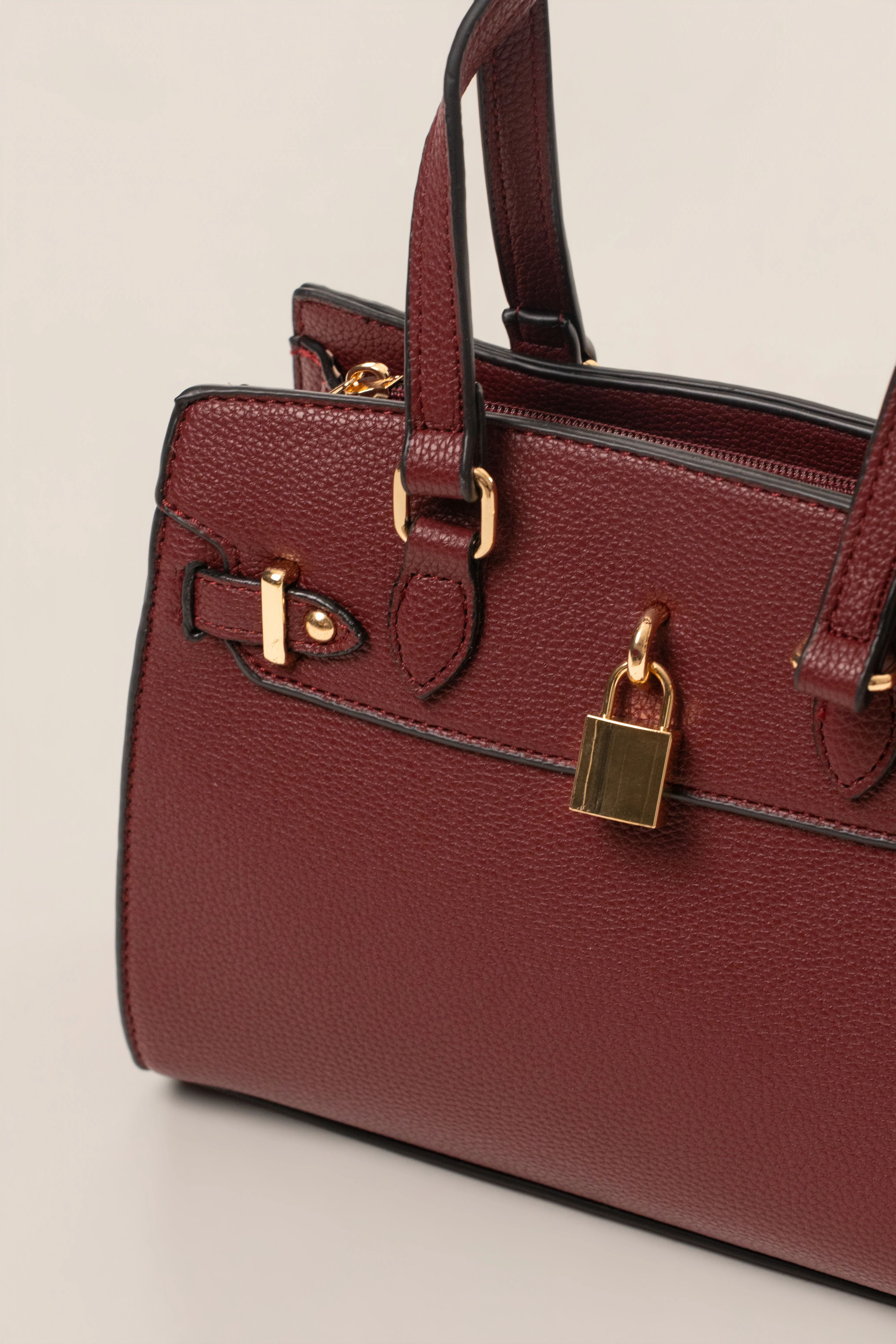 Burgundy Alva Handbag - Image 8