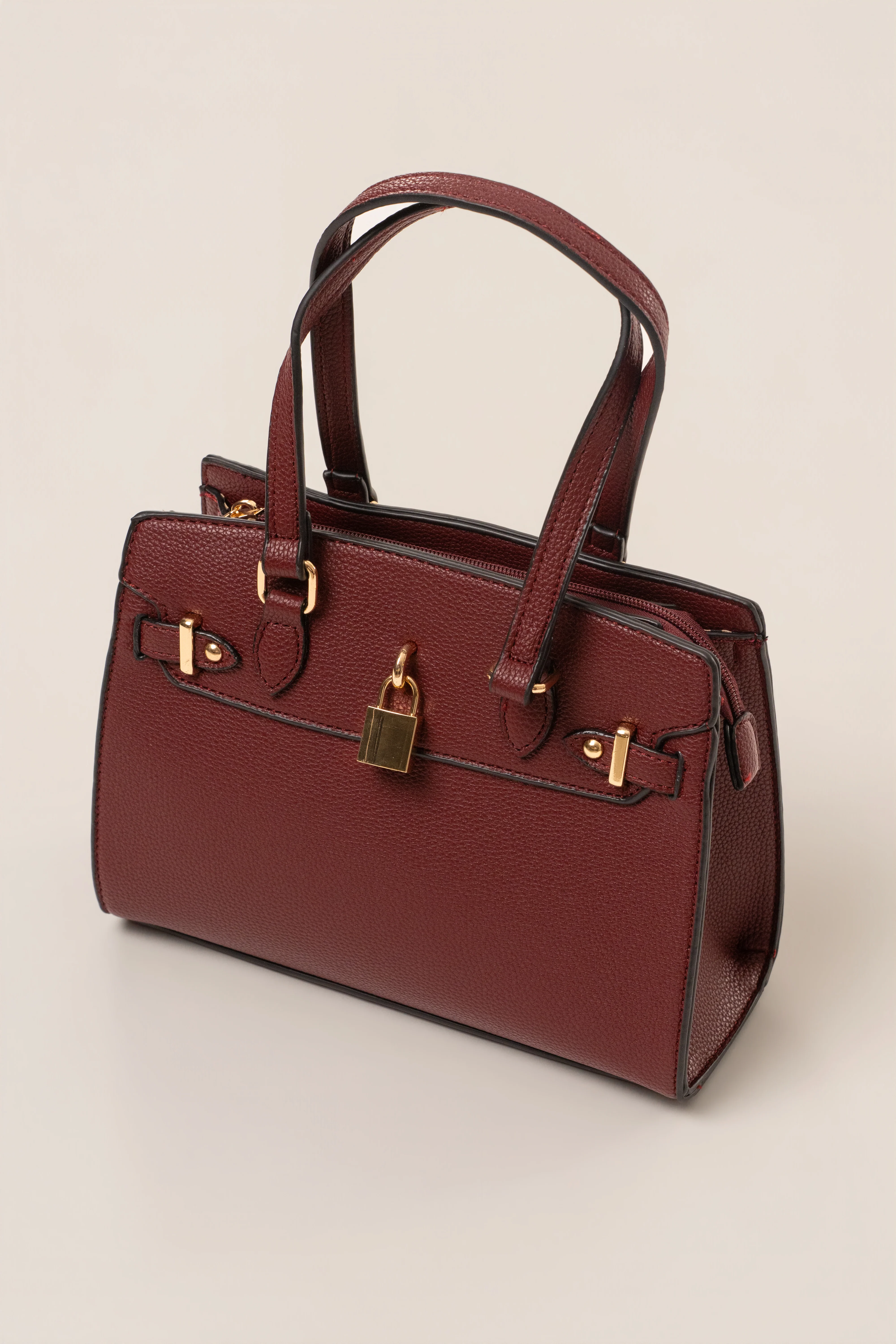 Burgundy Alva Handbag - Image 9