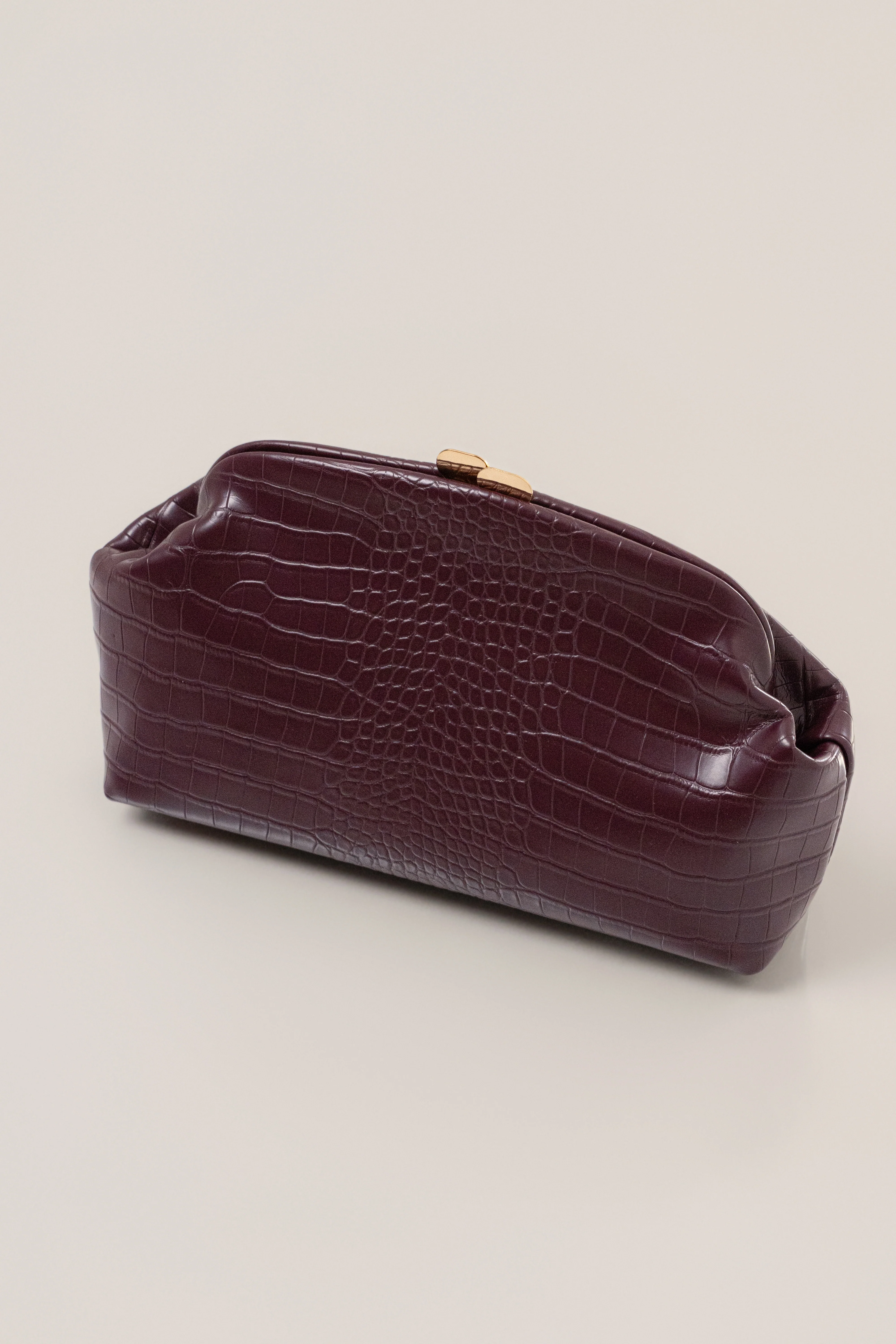 Burgundy Lola Clutch Bag - Image 3