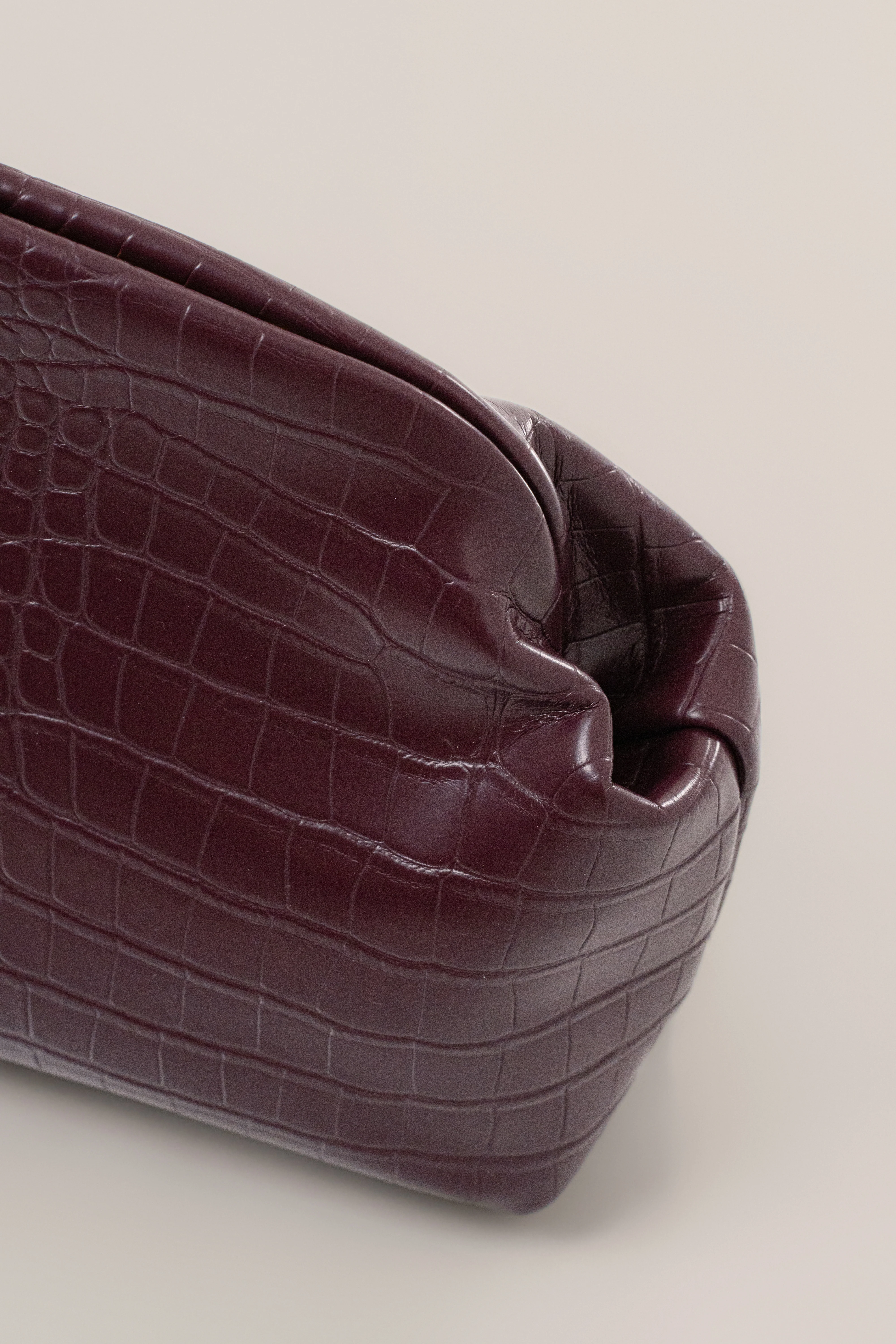 Burgundy Lola Clutch Bag - Image 4